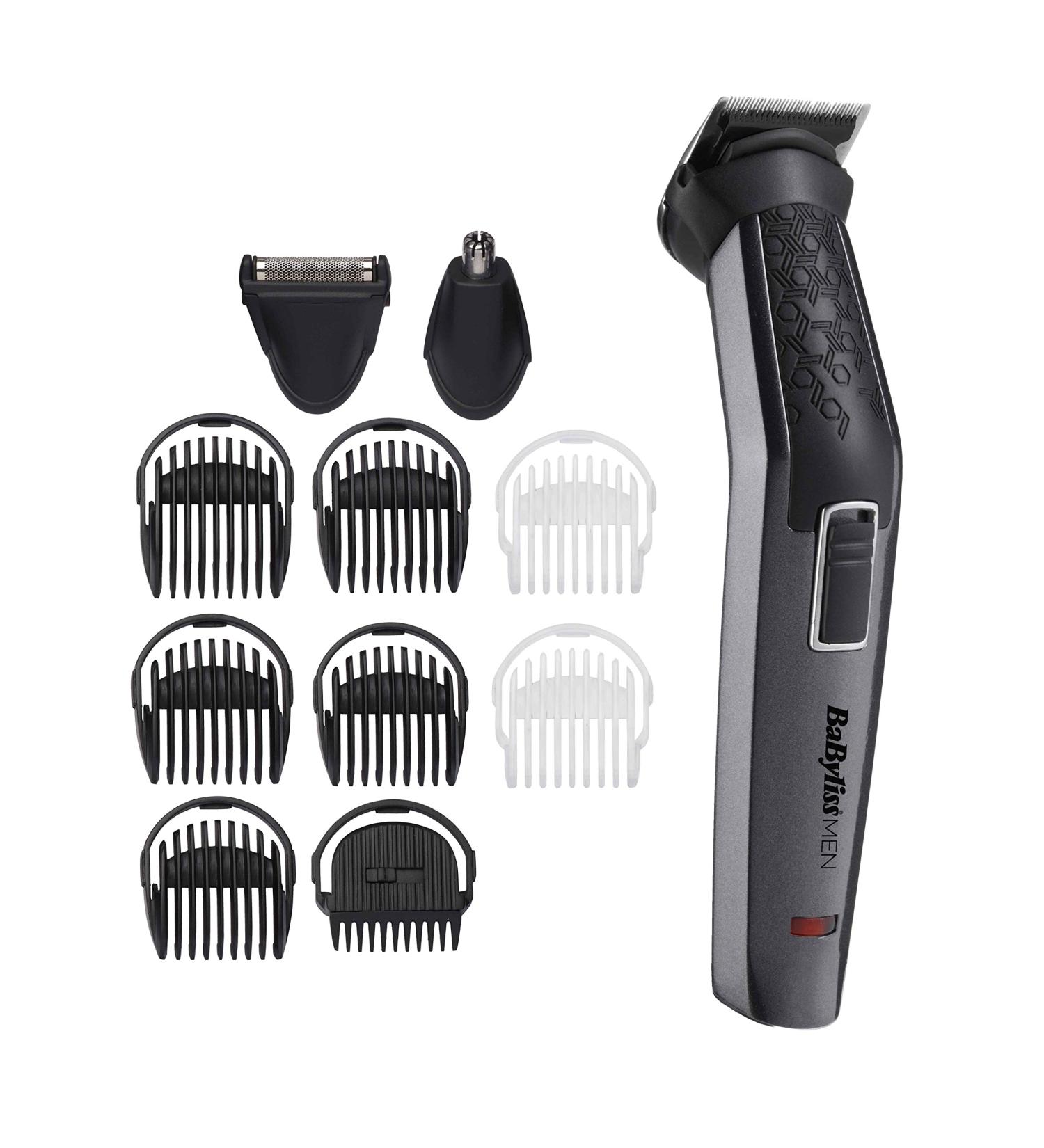 BaByliss MEN 11 in 1 Carbon Titanium Grooming Kit with Nose Trimmer and Foil Shaver - Buy Online on GoSupps.com