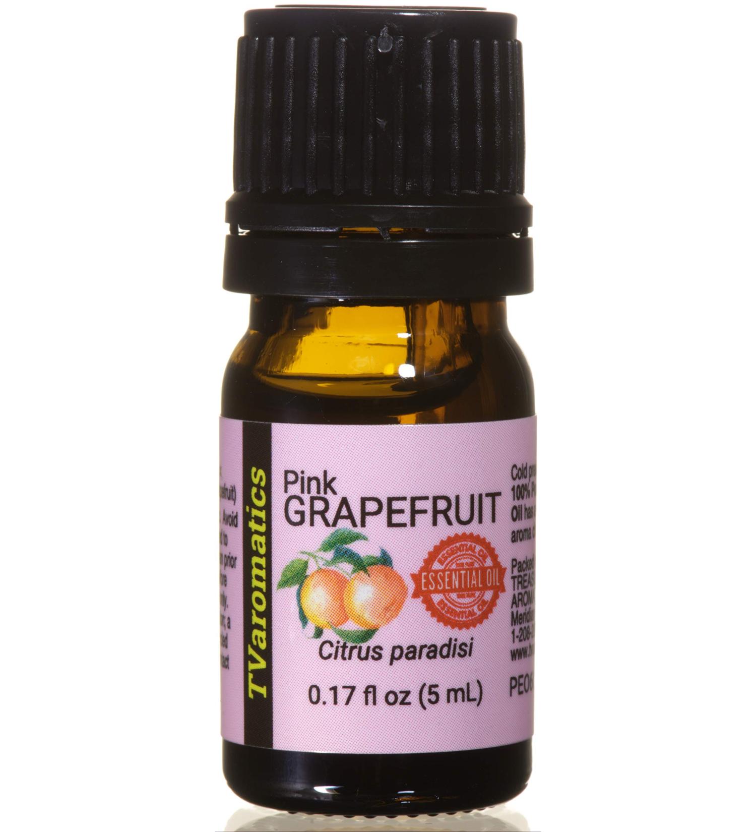 Buy TVaromatics Pink Grapefruit Essential Oil - 100% Pure - 1/6 fl oz (5 mL) - International Shipping - Buy Online on GoSupps.com