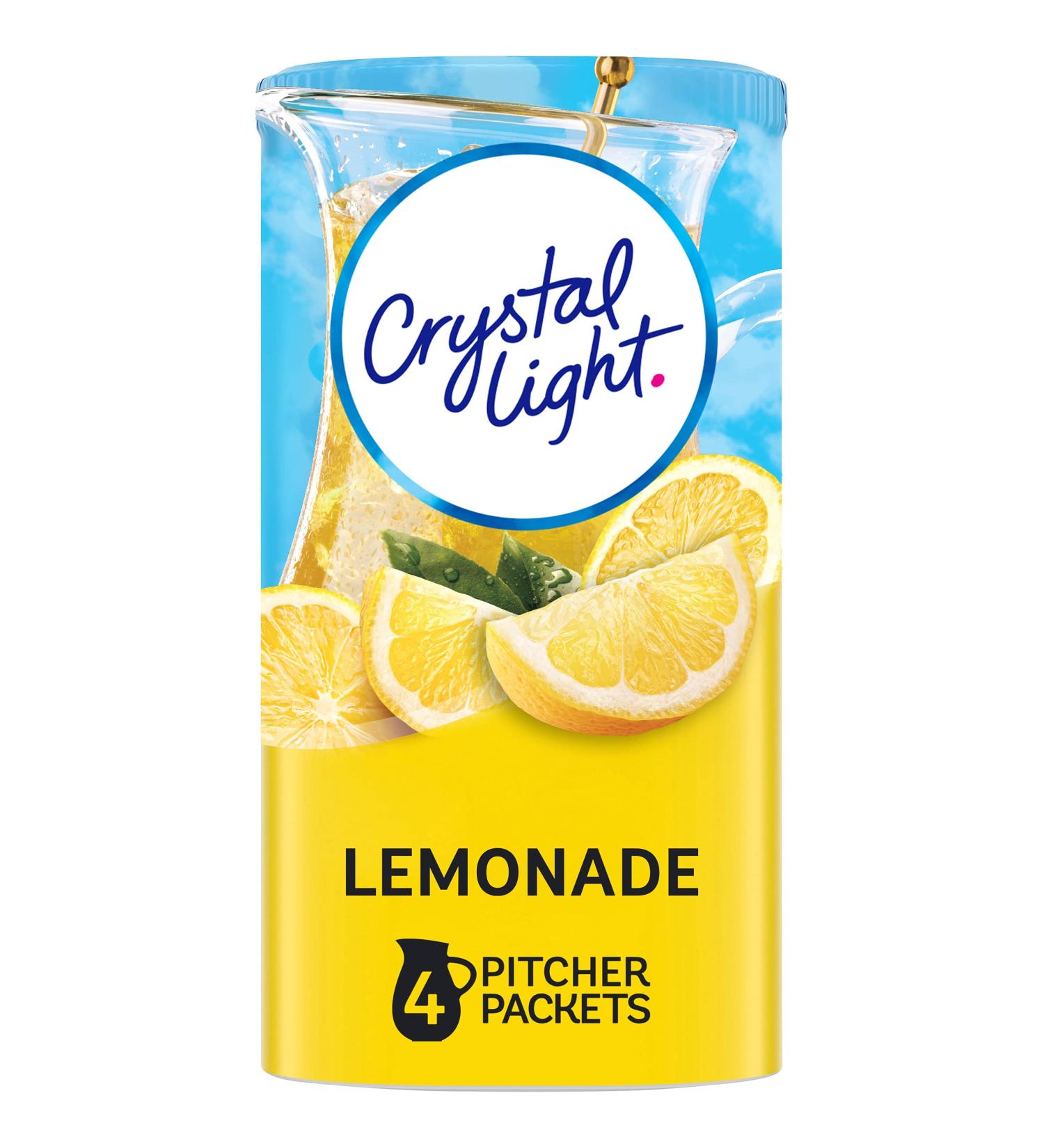 Crystal Light Natural Lemonade 59g - Refreshing and Delicious Drink Mix - Buy Online on GoSupps.com