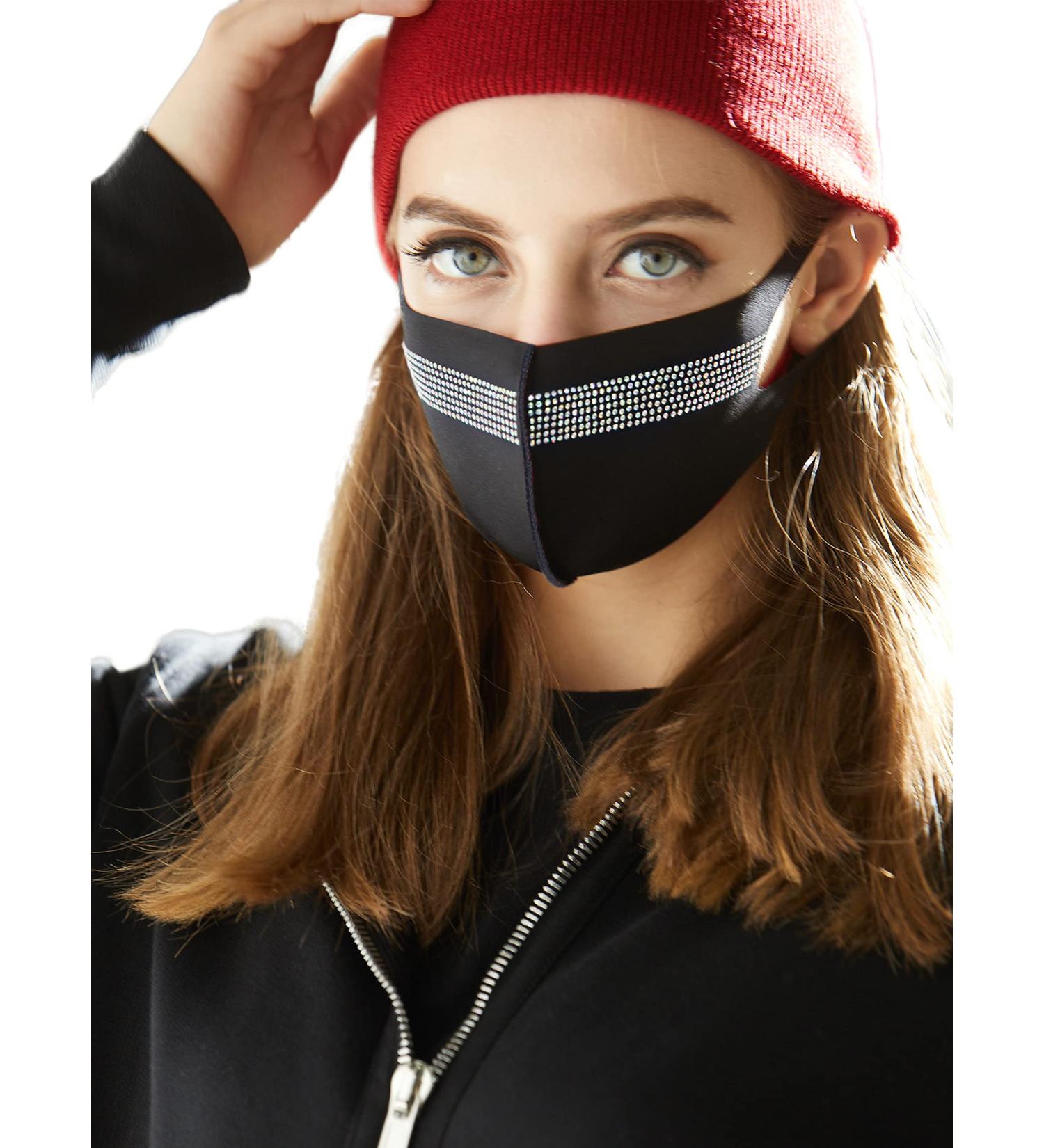 LOOKA Protective Fashion Crystal Mask - Washable Reusable & Comfortable - AG Astro AB (Small Medium) - International Shipping Available - Buy Online on GoSupps.com