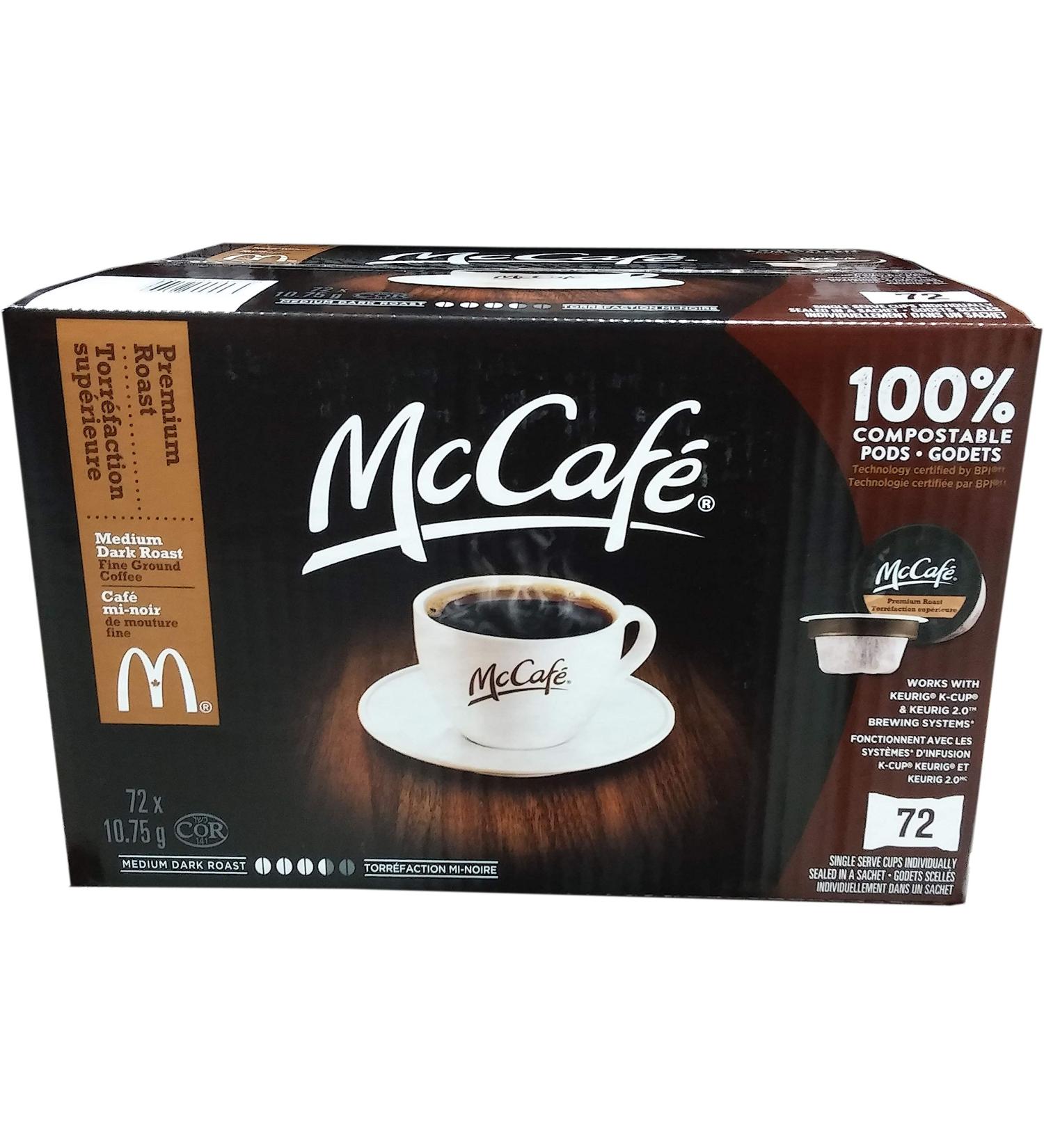 Mc Cafe Premium Roast pods (72 Count)