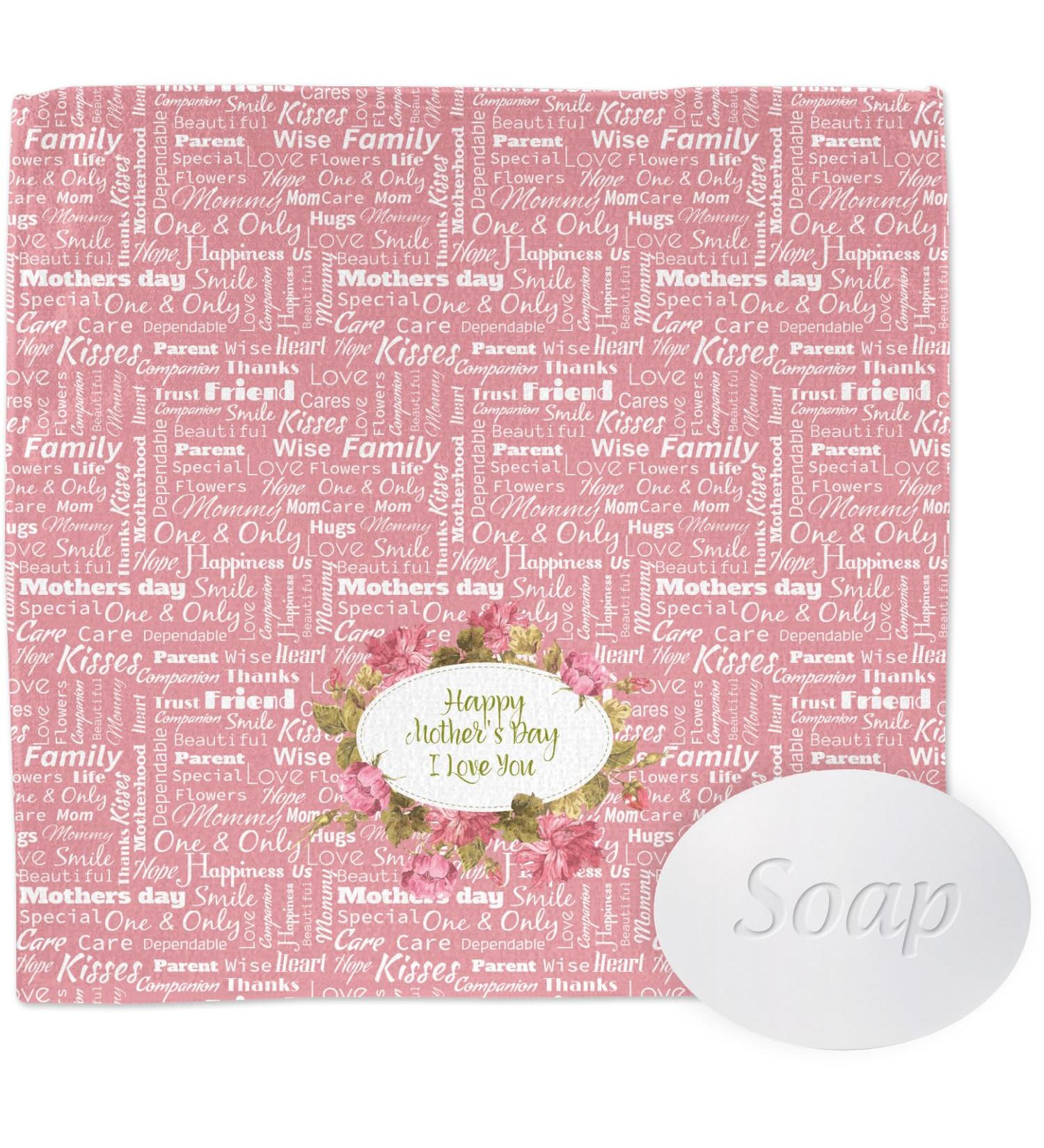 YouCustomizeIt Personalized Mother's Day Washcloth Square (12" x 12")