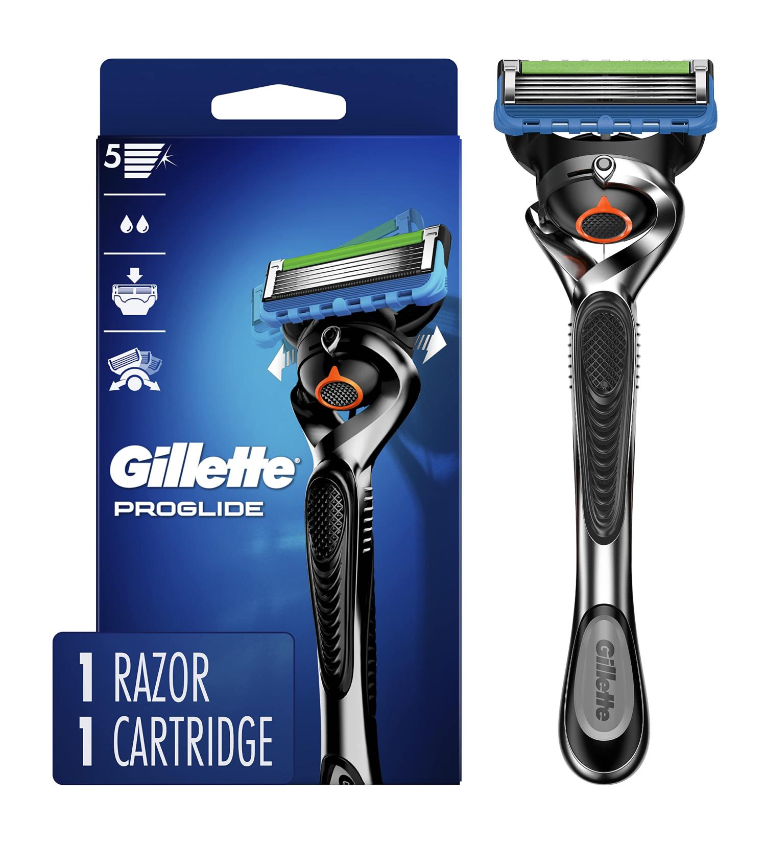 Buy Gillette ProGlide Men's Razor Handle + 1 Blade Refill | International Shipping Available - Buy Online on GoSupps.com