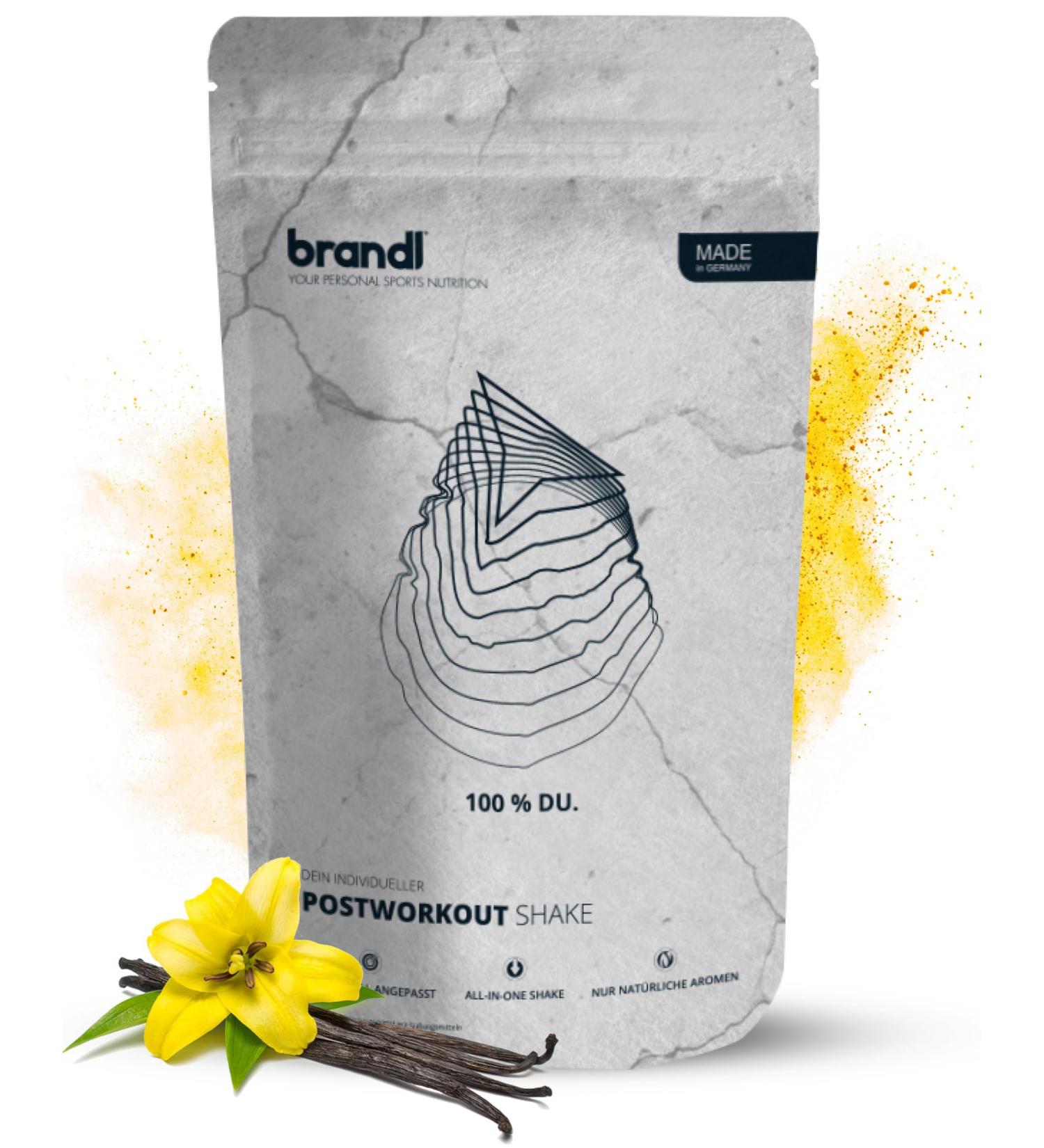 Brandl All-in-One Protein Powder | 5K Protein Mix with Creatine Ashwagandha & 10+ Superfoods | Vanilla 1kg for Post-Workout Recovery | International Shipping Available - Buy Online on GoSupps.com