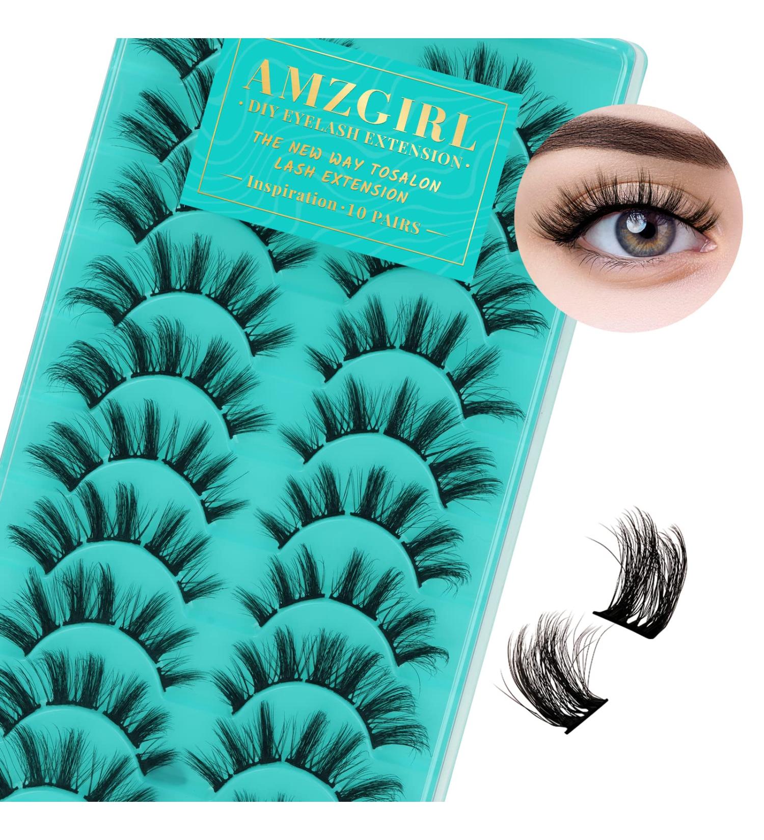 Lash Clusters 10 Pairs Wispy Eyelash Extensions, 9D False Eyelashes for a Natural Soft Look - 10 Pairs | INSPIRATION - Buy Online on GoSupps.com