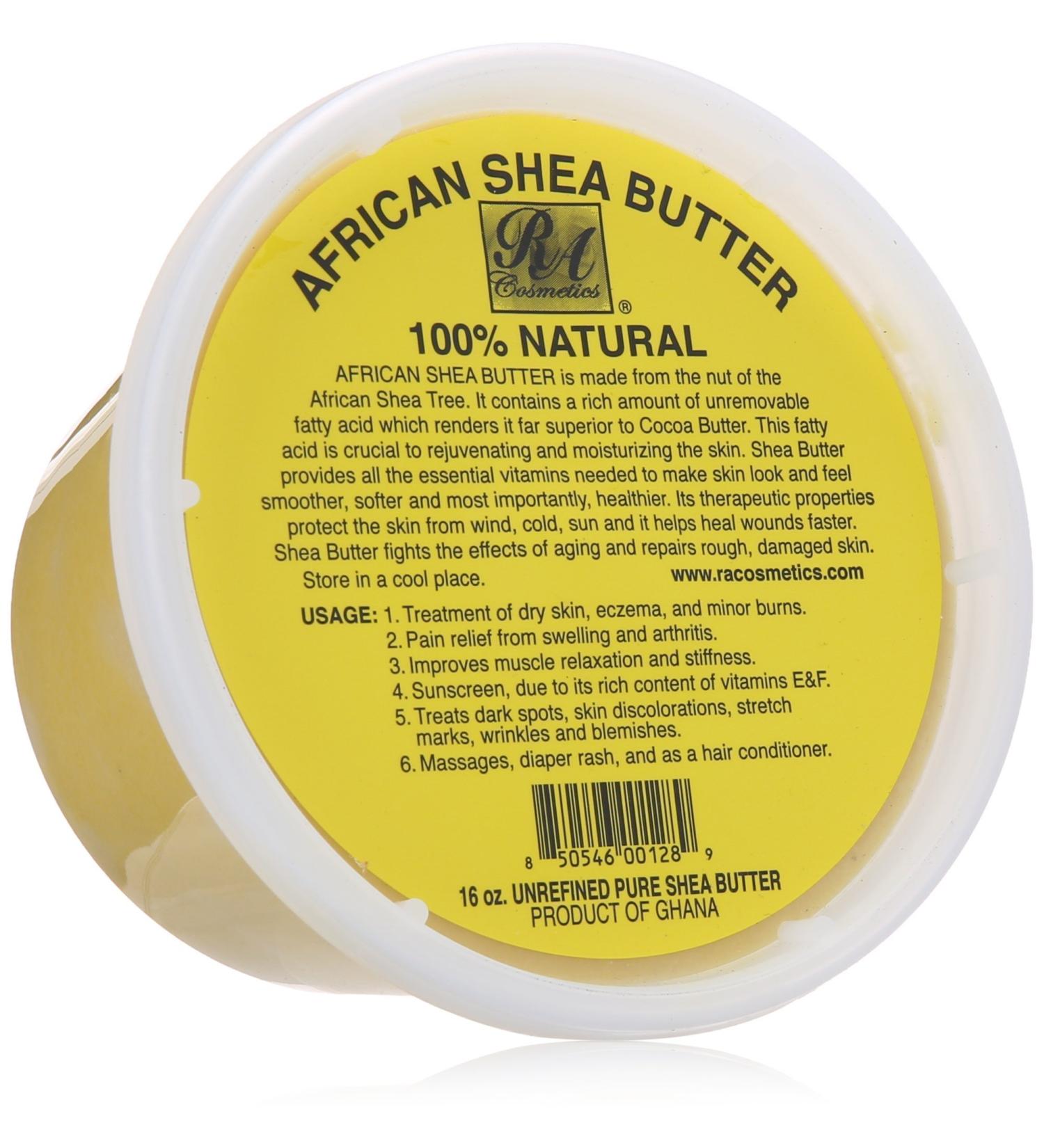 African Shea Butter 100% Natural 16oz Shea Butter 1 Pound (Pack of 1)