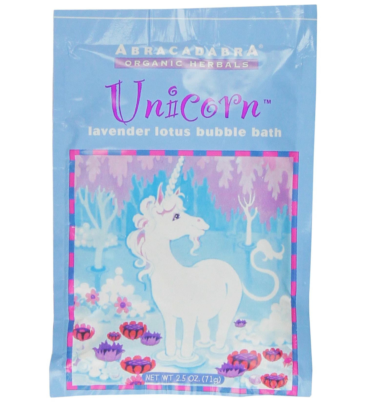 Abracadabra Organic Herbals Bubble Bath Unicorn Lavender Lotus 2.5 Ounce - Buy Online on GoSupps.com