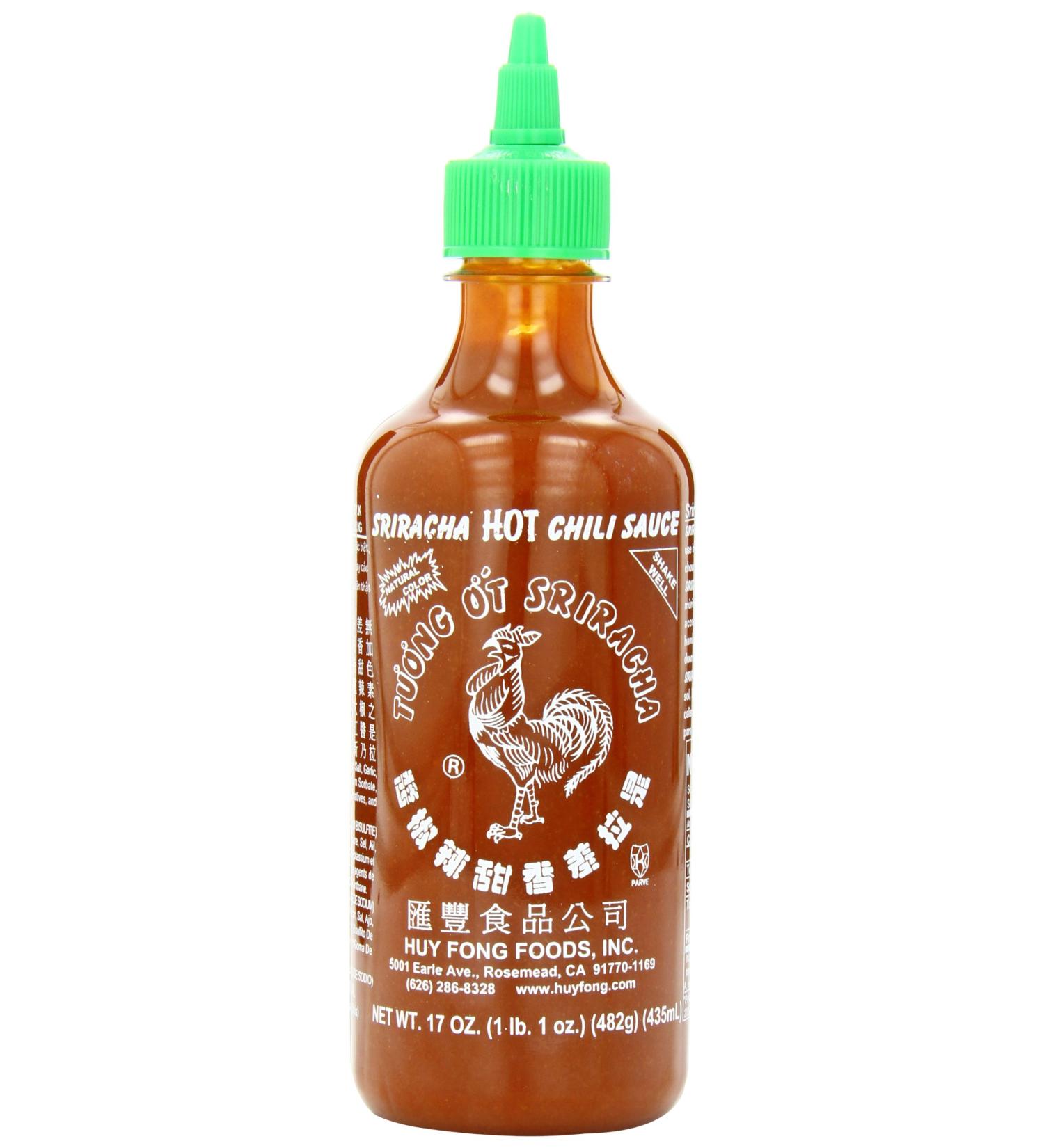 Sriracha Tuong Ot Hot Chili Sauce - 17 oz | Spicy Condiment for Heat Seekers - Buy Online on GoSupps.com