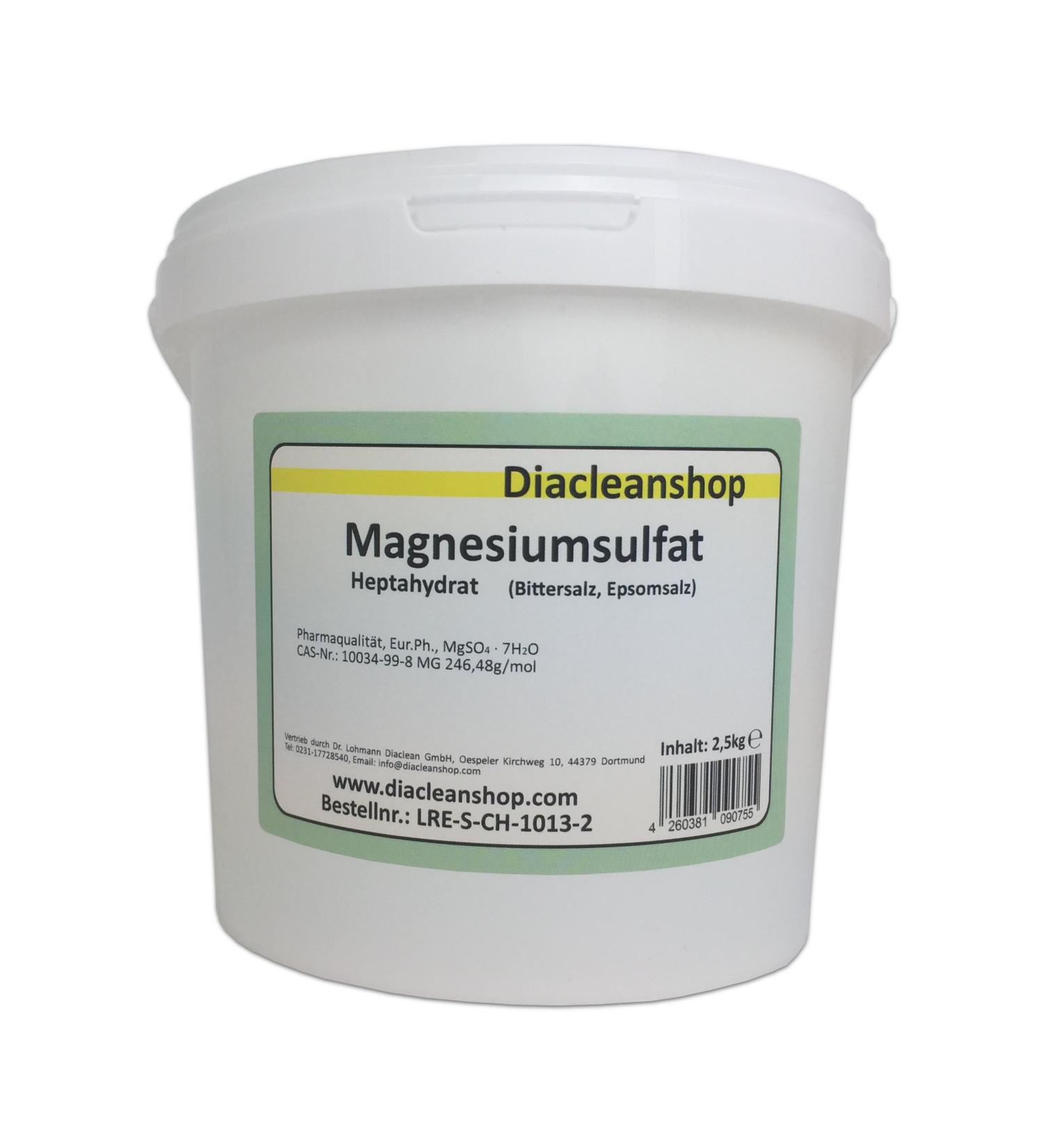 Buy Pharmaceutical Quality Magnesium Sulfate 2.5kg - Epsom Salt for Healing Baths | Pure Epsomite - International Shipping Available - Buy Online on GoSupps.com