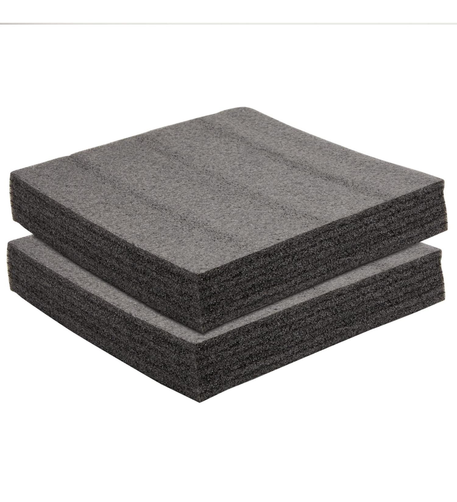 2 Pack Customizable Polyethylene Foam Packing Material for Shipping Inserts Crafts (12 x 12 In) - Buy Online on GoSupps.com