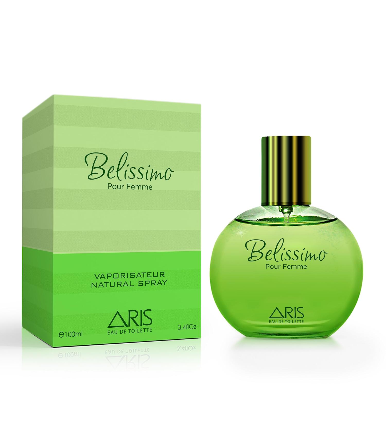 ARIS Belissimo Eau de Parfum Spray - Long-Lasting Musk Perfume for Women - Fruity Floral Parfum for Women - Romance Perfume for Women - Travel Size Mini Perfume for Daily Use & Gift for Her - 100ml - Buy Online on GoSupps.com