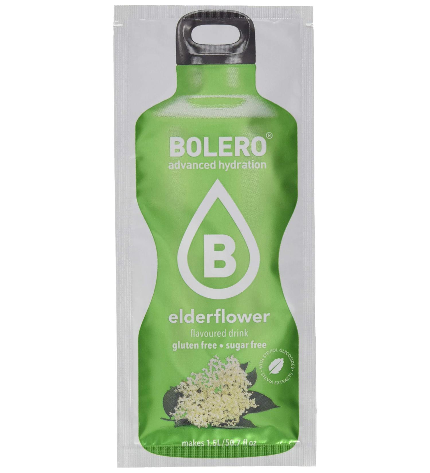 Buy Bolero Drinks Elderflower - 24 Pack (9g Each) | Refreshing Low-Calorie Flavor | International Shipping Available - Buy Online on GoSupps.com
