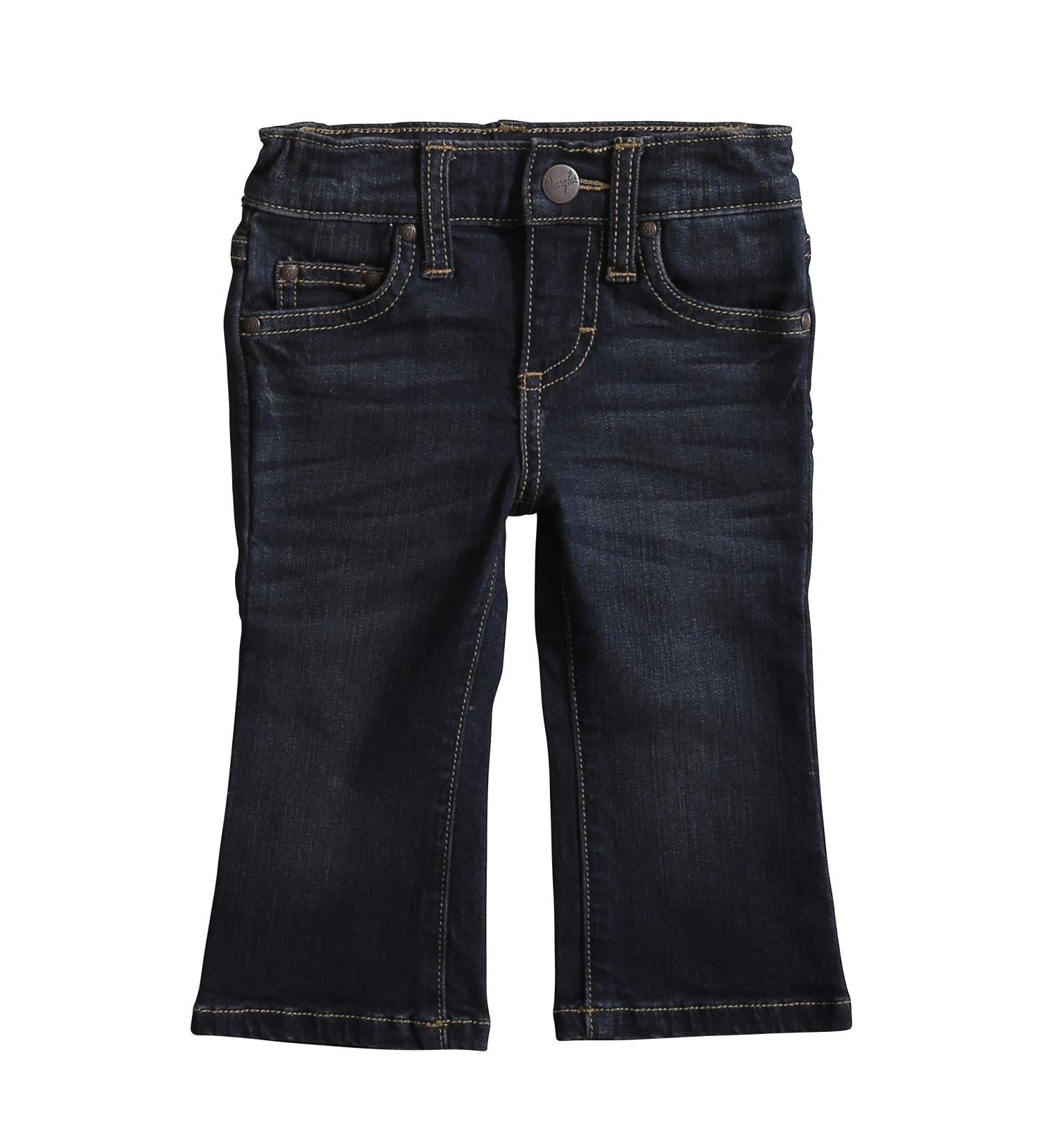 Wrangler Baby Boys' Five Pocket Jean 18 Months Dark Blue