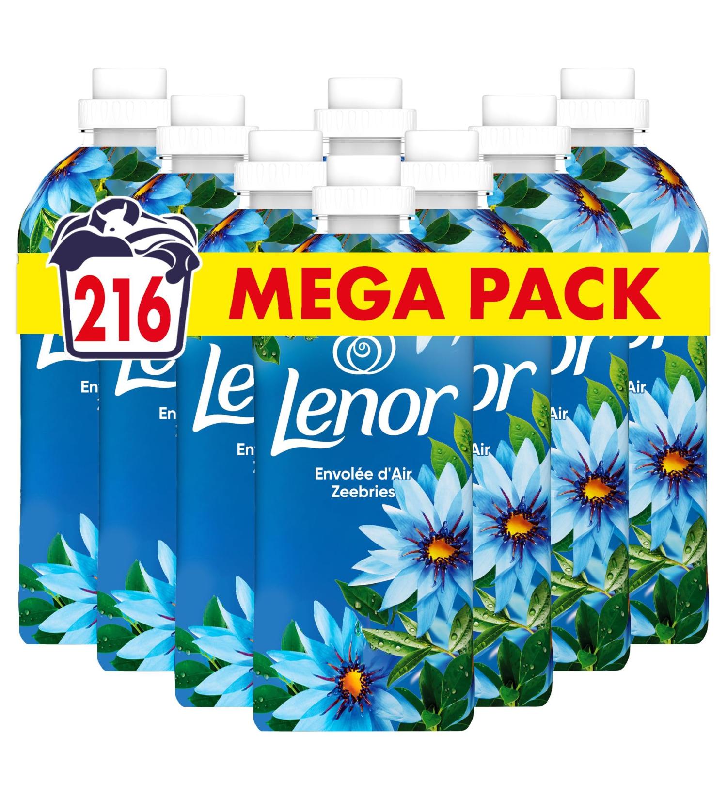 Lenor Fabric Softener 216 Washes Flying Air Wellness Collection With A Touch Of Essential Oil - Buy Online on GoSupps.com
