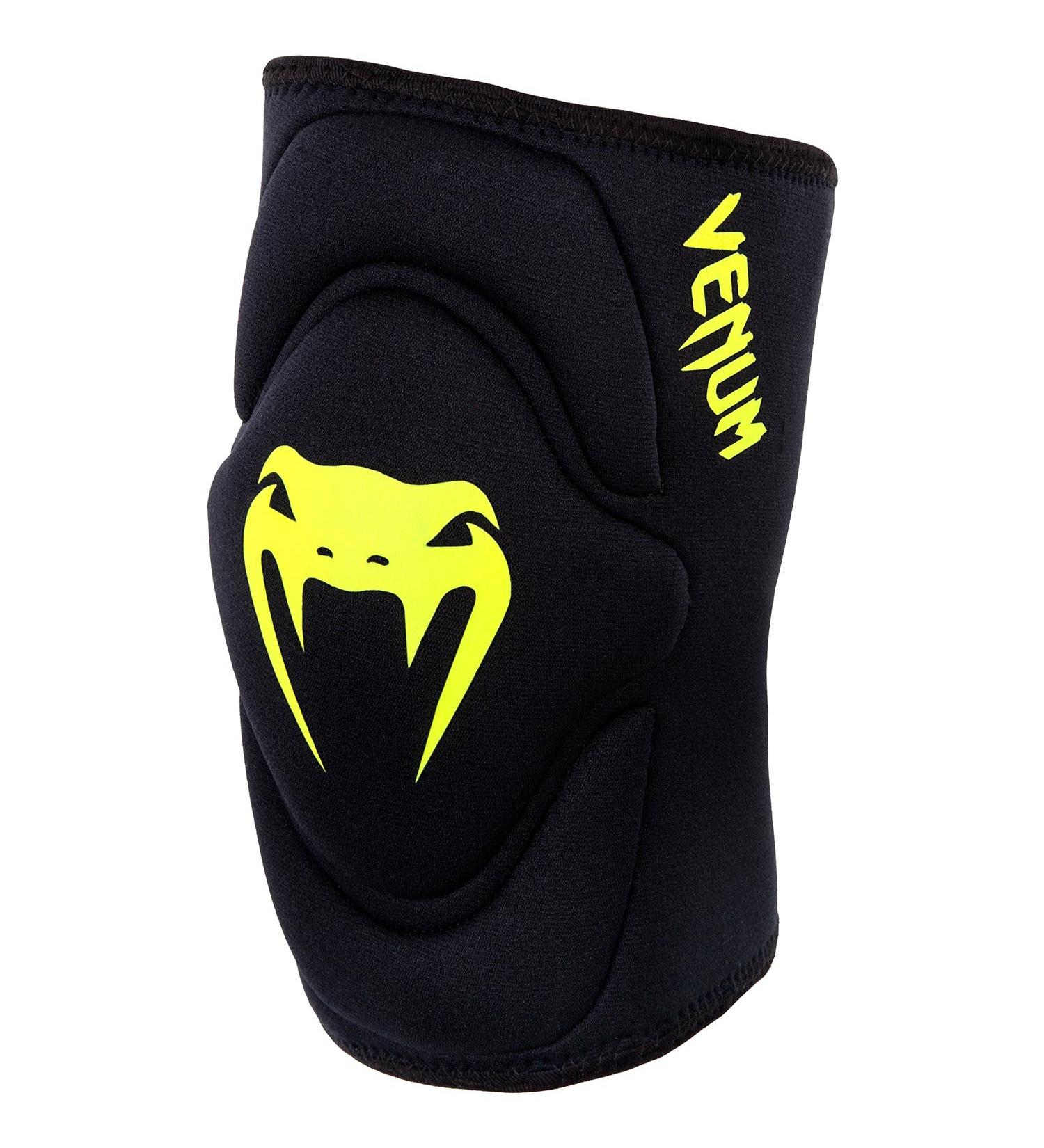 Venum Kontact Gel Knee Pad  Black/Neo Yellow  Small - Buy Online on GoSupps.com