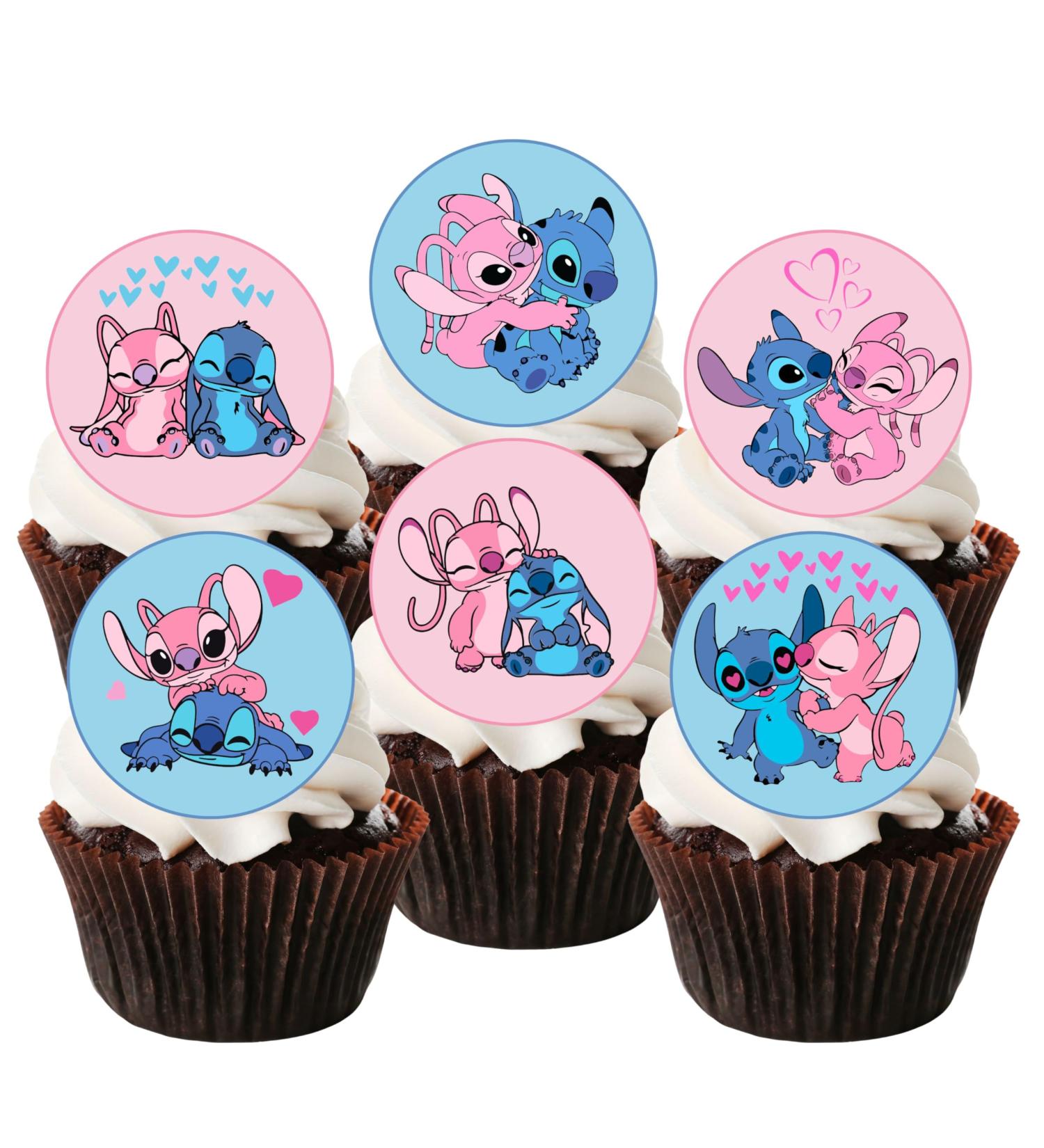 Stitch And Angel Cupcake Toppers (PRECUT Optional) Edible Stitch Cake Topper Stitch Birthday Decorations Lilo And Stitch Cake Topper Stitch Cake Decorations (PRECUT 12) 12 PRECUT - Buy Online on GoSupps.com