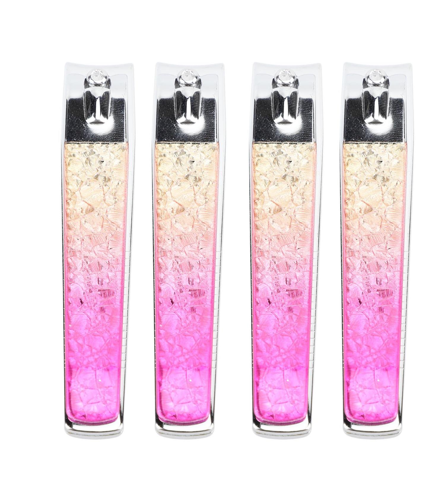 Stainless Steel Nail Clippers Comfortable Grip Electroplating Fingernail Tool for Precise Trimming at Home - Buy Online on GoSupps.com