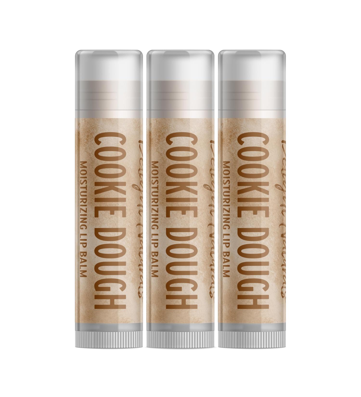 Delight Naturals Cookie Dough Lip Balm - Three Pack 3 Pack - Buy Online on GoSupps.com
