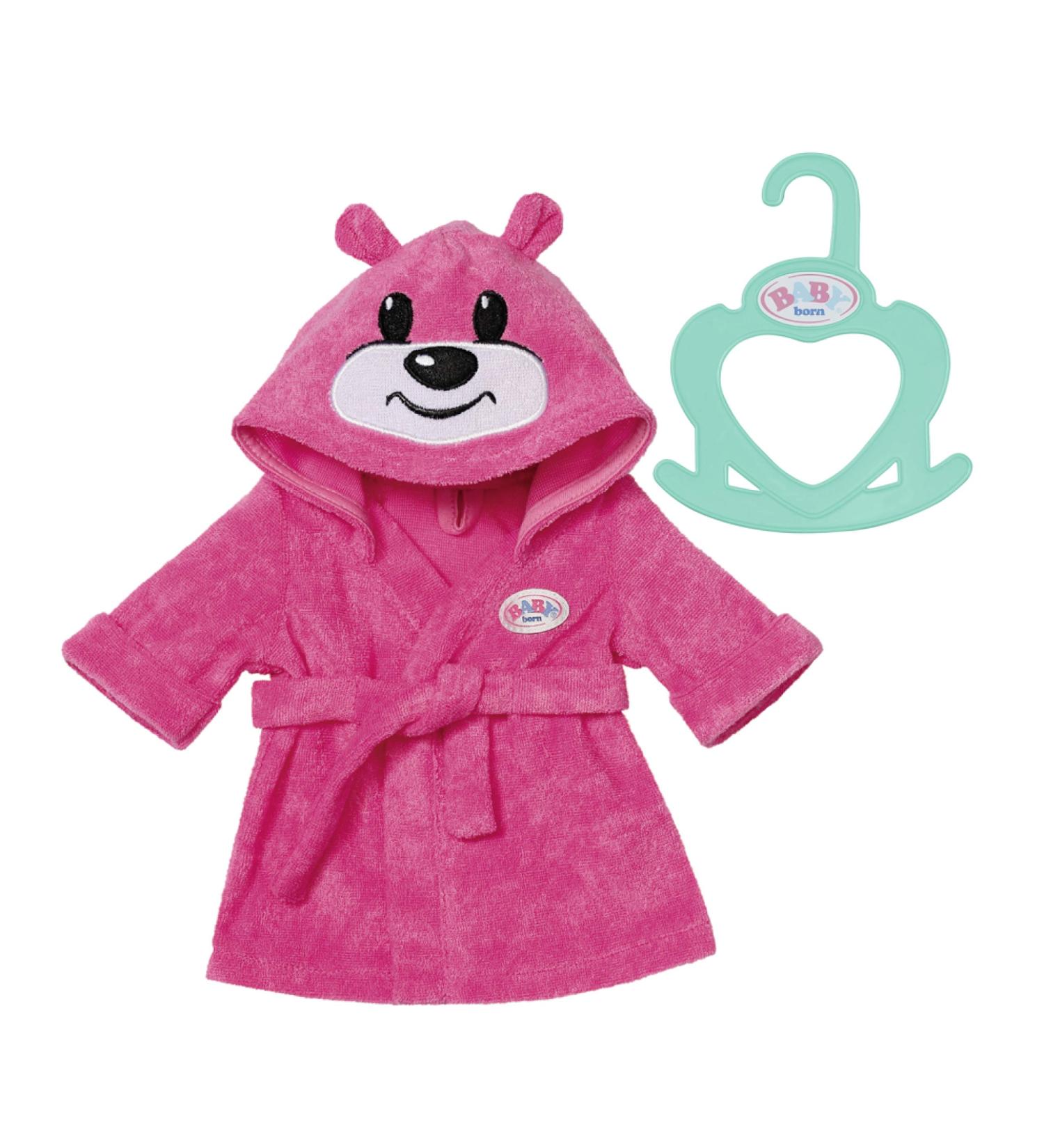 Zapf Creation 830581 BABY Born Little Pink Bathrobe for 36cm Dolls - Buy Online on GoSupps.com