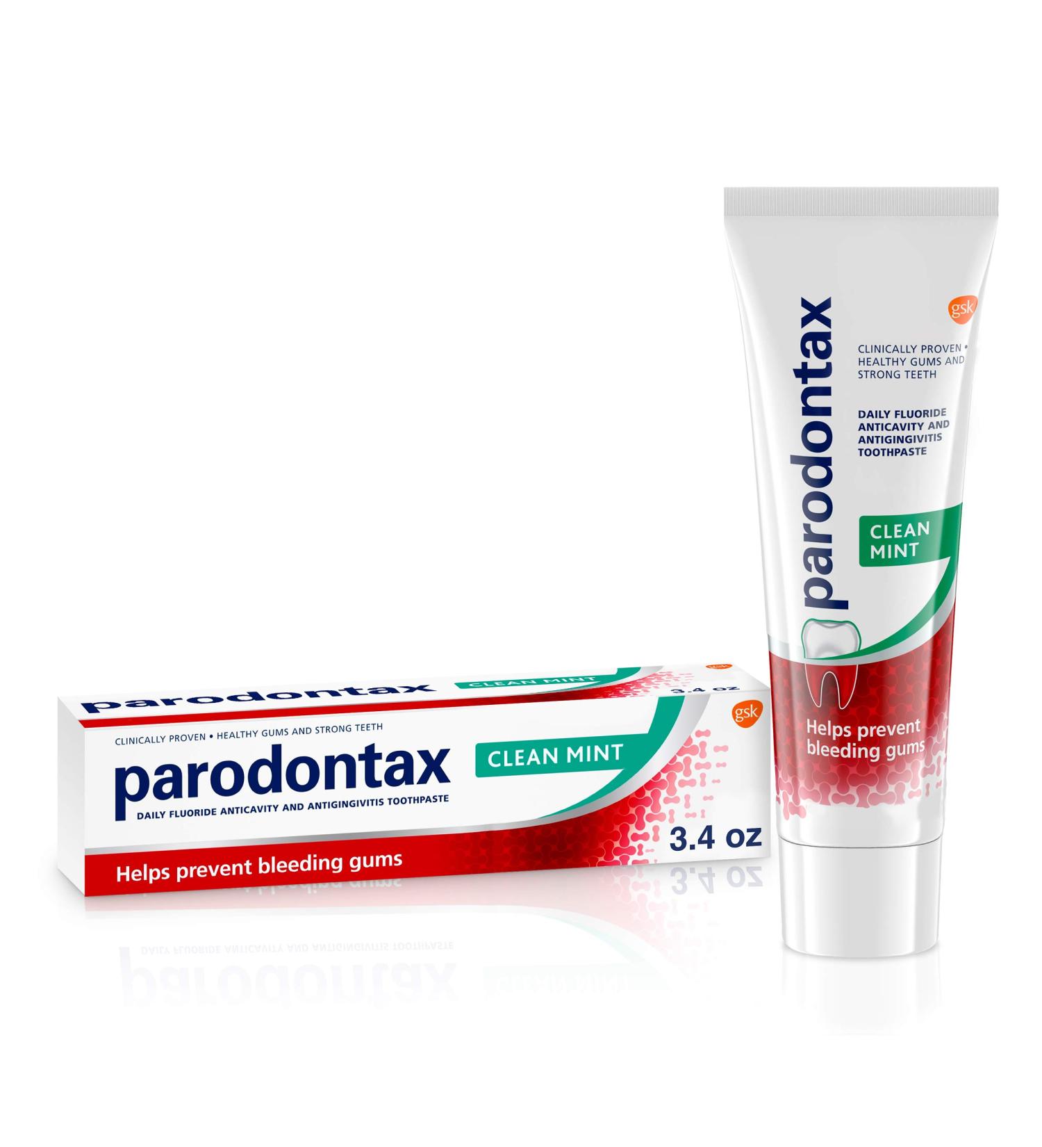 Parodontax Toothpaste for Bleeding Gums & Gingivitis Treatment - Clean Mint, 3.4 oz - Buy Online on GoSupps.com