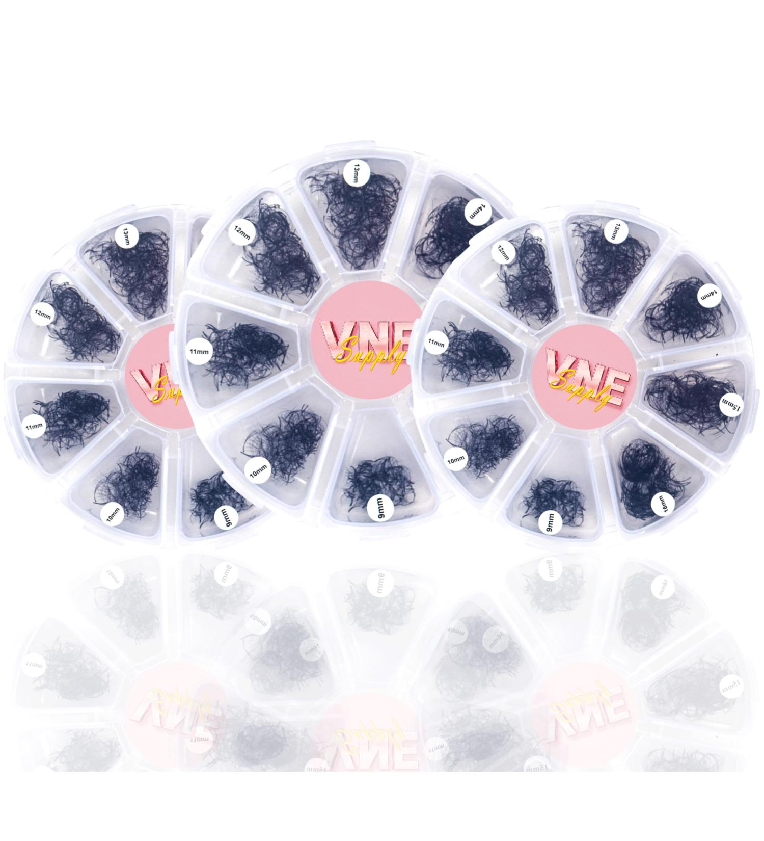 Combo 3 Pack of 1000 Premade Mixed Length Volume Lash Extensions - Customizable Mega Eyelash Fans for Ultimate Beauty - Buy Online on GoSupps.com
