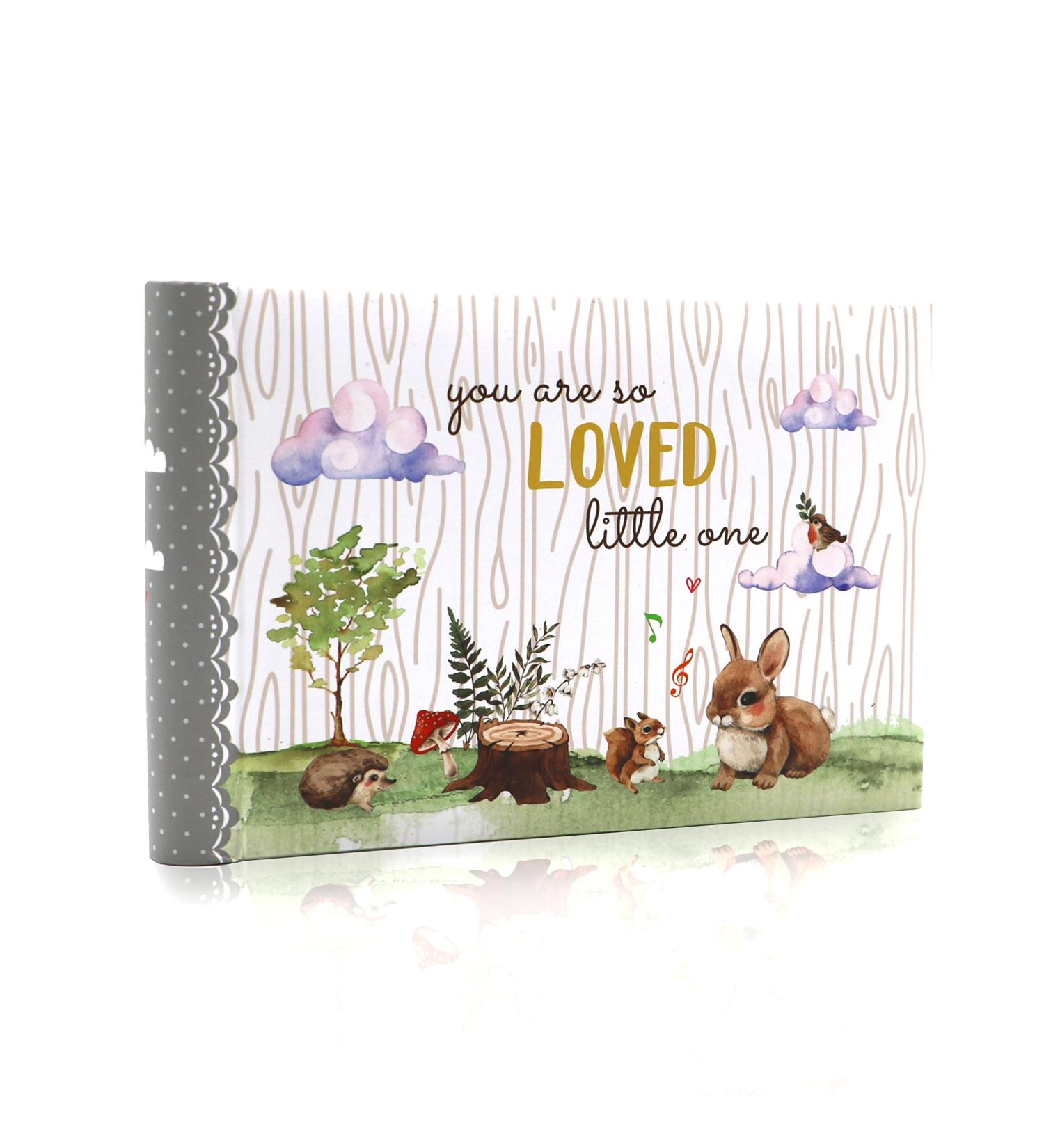 Holoary 4x6 Grandma's Brag Book - Woodland Animals Design - 32 Photo Album for Baby - You Are So Loved - Buy Online on GoSupps.com
