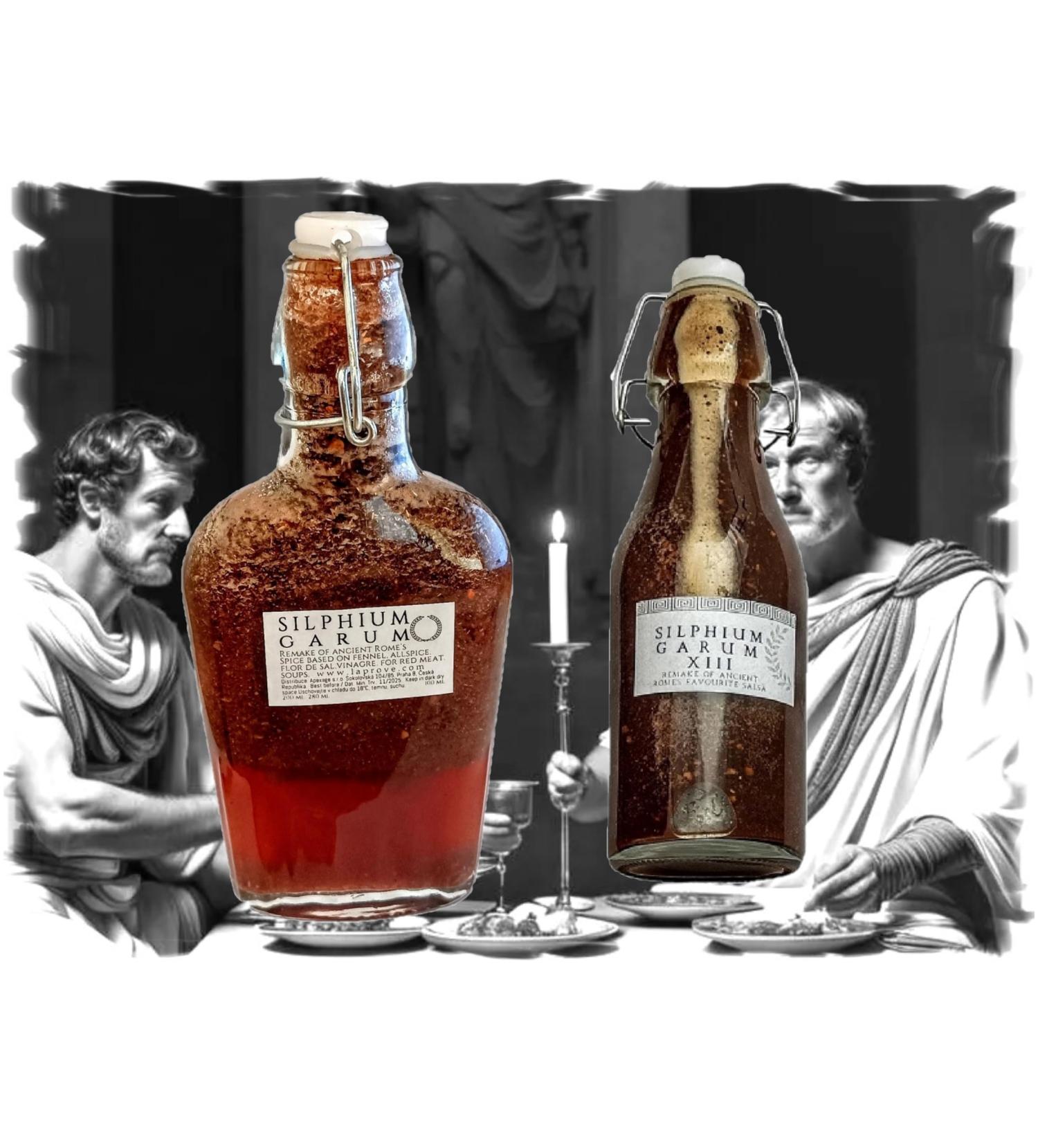 Garum with Silphium XXIII and Silphium Garum. A remake of ancient Roman sauce in combination with garlic and Mexican chilies - Buy Online on GoSupps.com