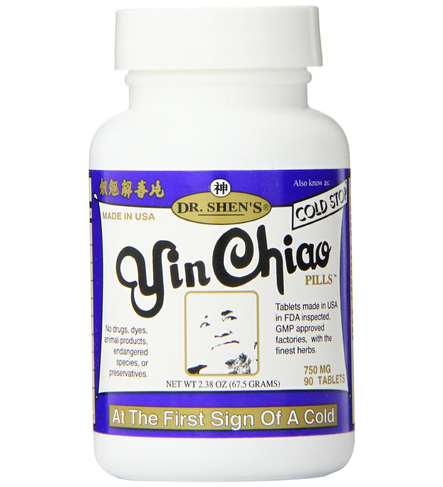 Dr. Shen's Yin Chiao - 90 Tablets | Herbal Immune Support - Buy Online on GoSupps.com