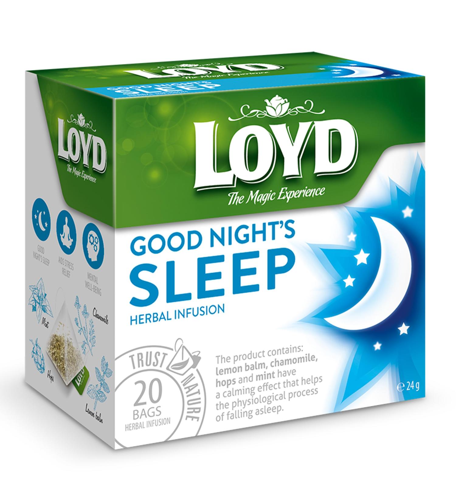 LOYD Tea - Good Night's Sleep (1 Pack) - Buy Online on GoSupps.com
