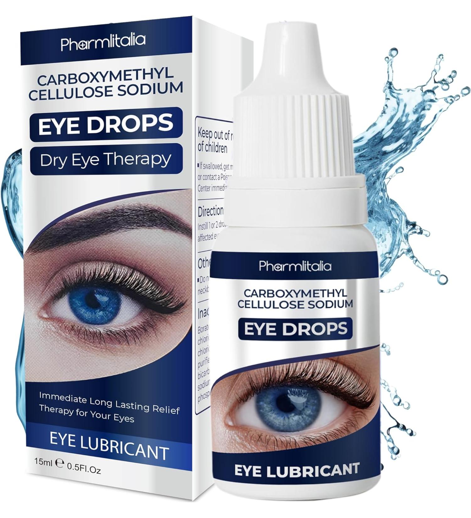 Pharmlitalia Eye Drops for Dry Eyes - 0.5 Fl Oz. - Buy Online on GoSupps.com