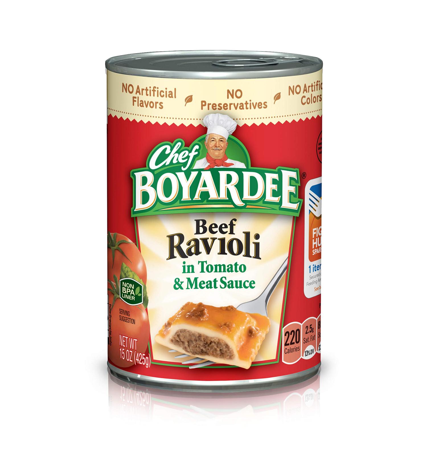 Chef Boyardee Beef Ravioli 15 oz 4 Pack - Delicious Italian Pasta Meal for Quick & Easy Dinners - Buy Online on GoSupps.com