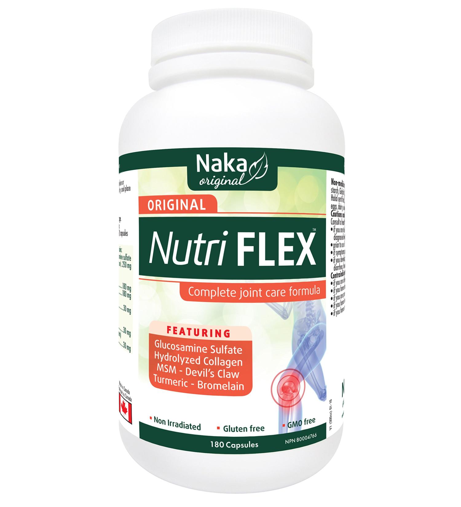 Nutri Flex Complete Joint Care Formula (180 Capsules) Nutri-Flex NutriFlex Brand: Naka by Naka - Buy Online on GoSupps.com