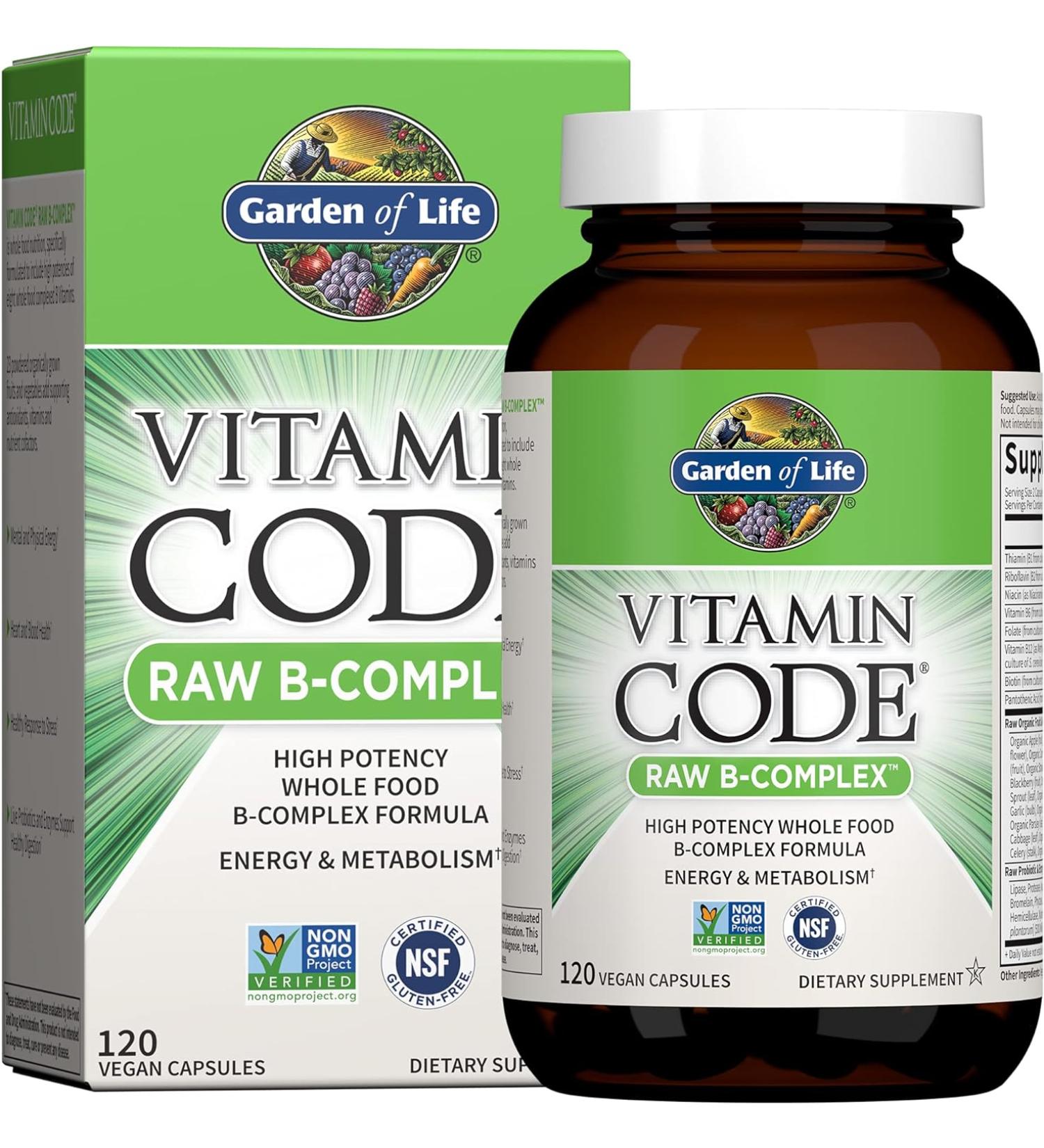 Country Life Coenzyme B-Complex Advanced 120 Vegetarian Capsules - Buy Online on GoSupps.com