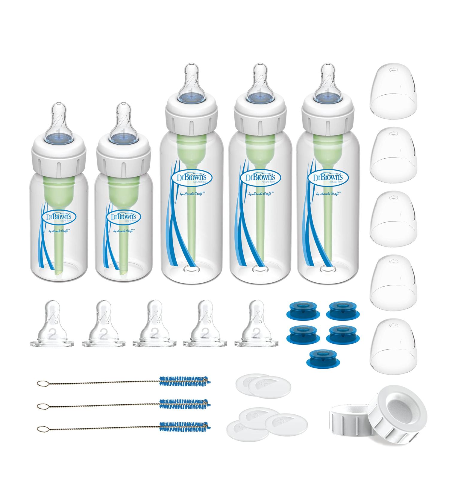 Dr. Brown's Original Bottle Specialty Feeding Starter Kit - 8 oz | Best for Infants | BPA-Free - Buy Online on GoSupps.com