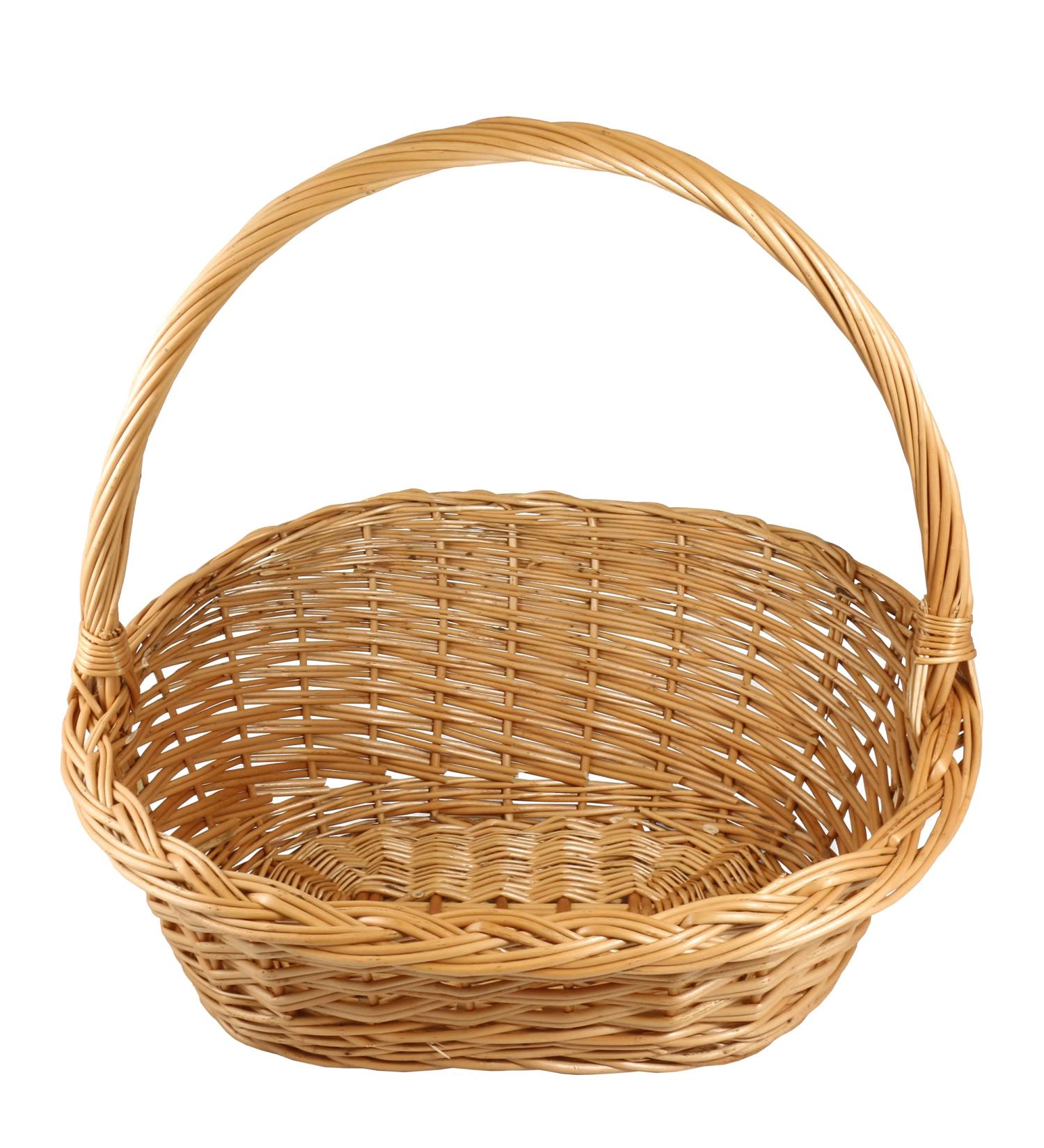 EDESMA gift basket wicker basket gift basket/size 3 (42 x 18/40 x 32 cm)