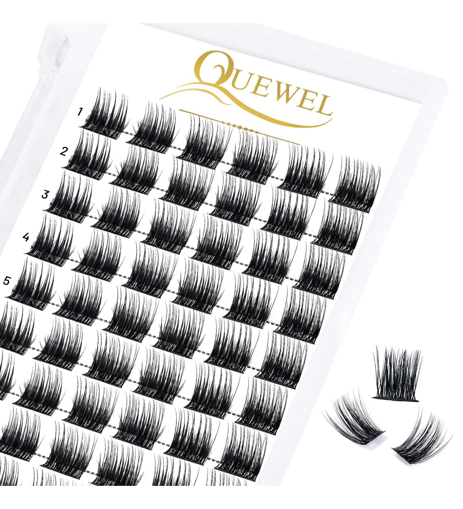 Lovely D Curl 14mm Individual Eyelashes - Single Quewel Segments for DIY Eyelash Extensions - 1 Piece Pack - Buy Online on GoSupps.com