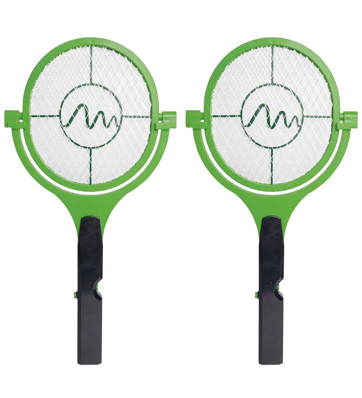 Gardigo Flying Gossip - 2 Set Electric Fly Clap with 90 Swiveling Head | Simple Insect Catch for Blankets Windows & Walls | Effective Insect Shredder - Buy Online on GoSupps.com