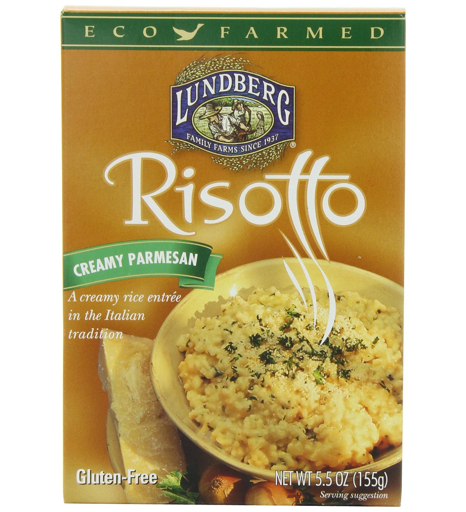 Lundberg Creamy Parmesan Risotto (Pack of 12) - 5.5 oz Units | Gourmet Rice Meal - Buy Online on GoSupps.com