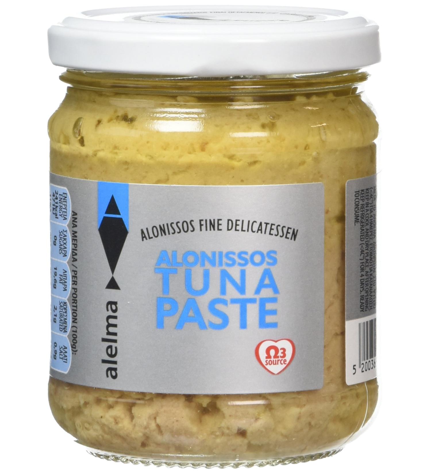 Alelma Alonissos Tuna Paste 212 g - MERCURY FREE - Buy Online on GoSupps.com