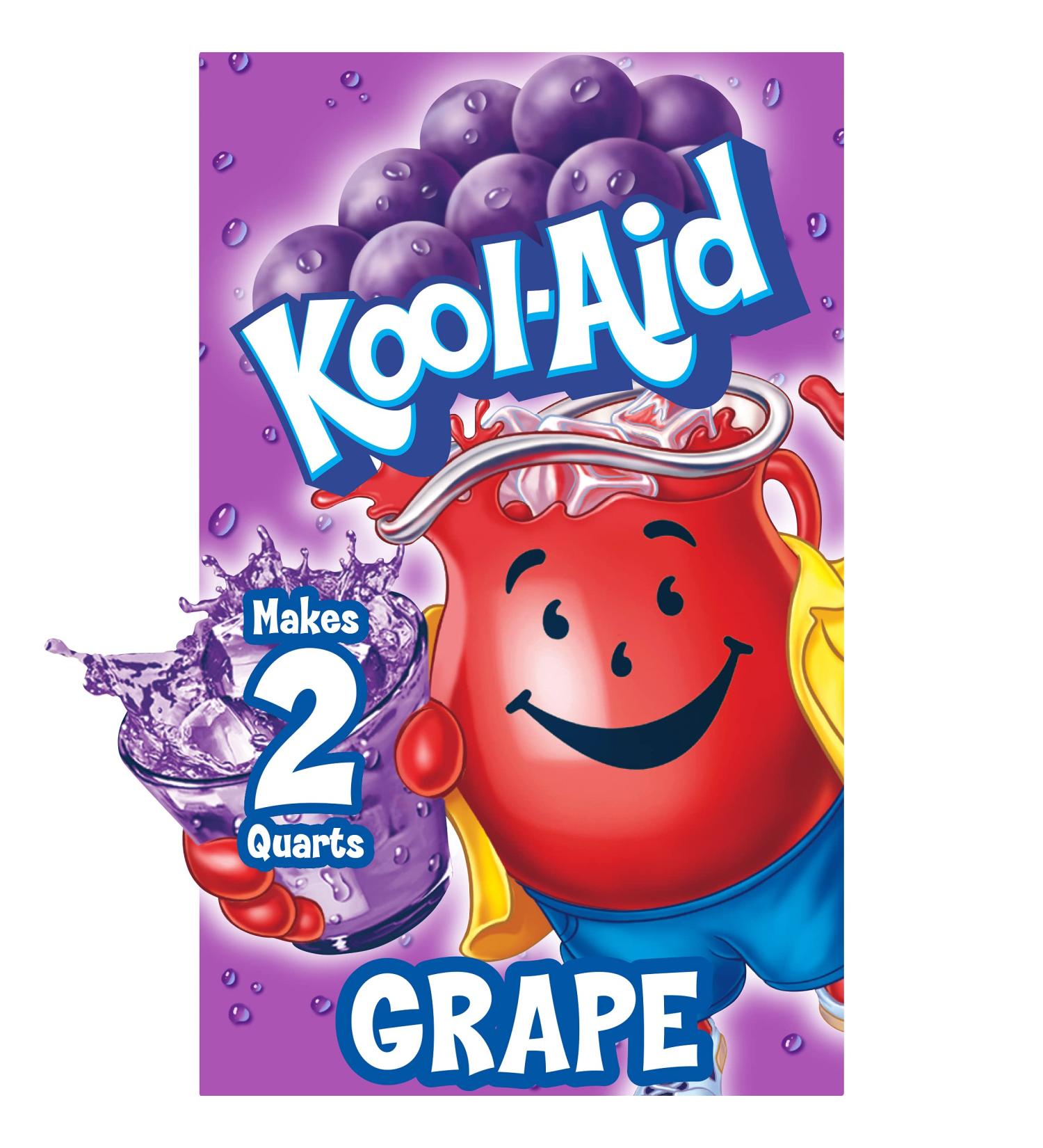 Kool-Aid Unsweetened Caffeine Free Grape Zero Calories Powdered Drink Mix - 1 Pitcher Packet - Buy Online on GoSupps.com
