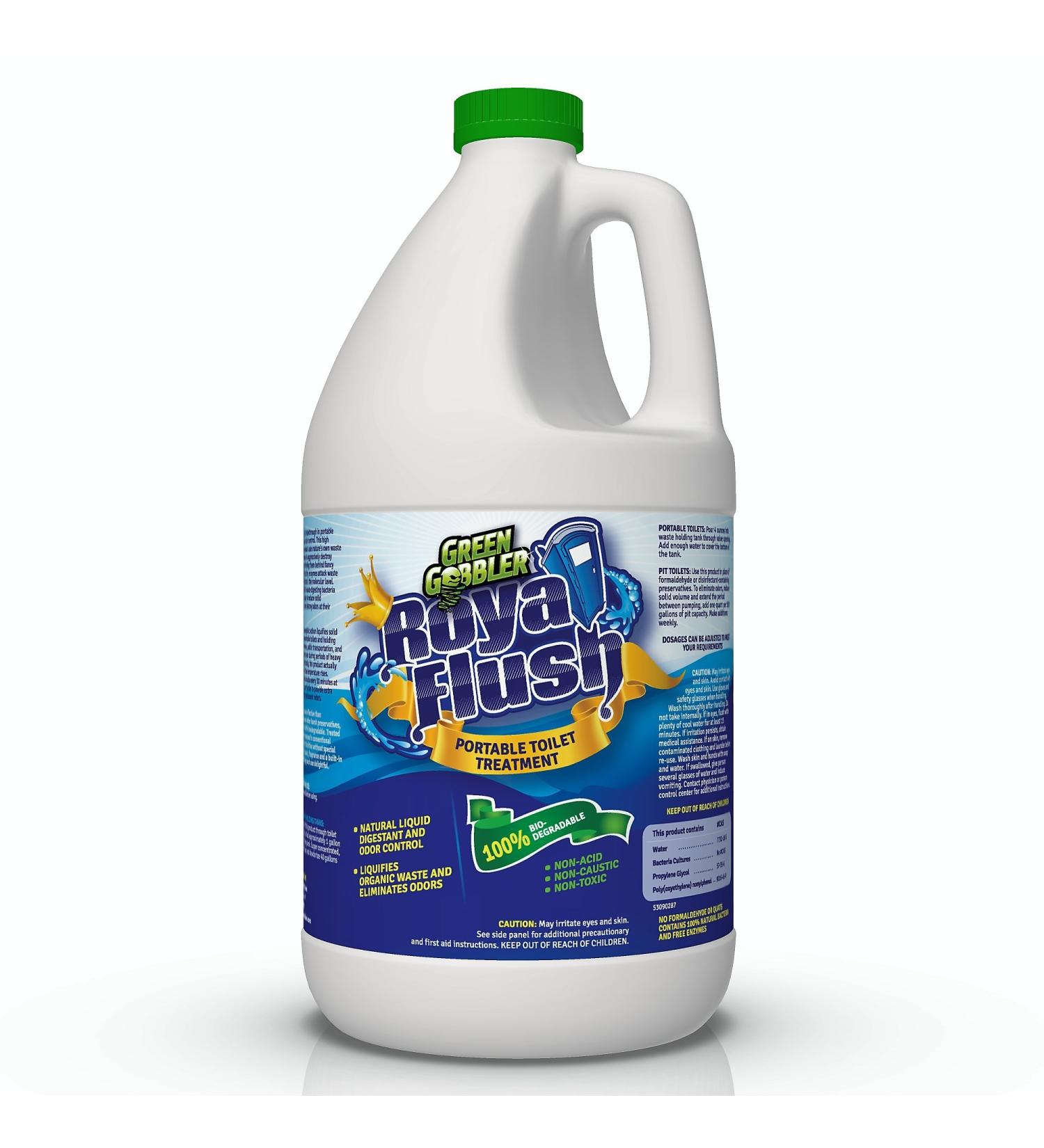 Portable Toilet Chemical Waste Digestant & Deodorizer - 1 Gallon/Fresh Scent (Up to 42 Doses) - Buy Online on GoSupps.com
