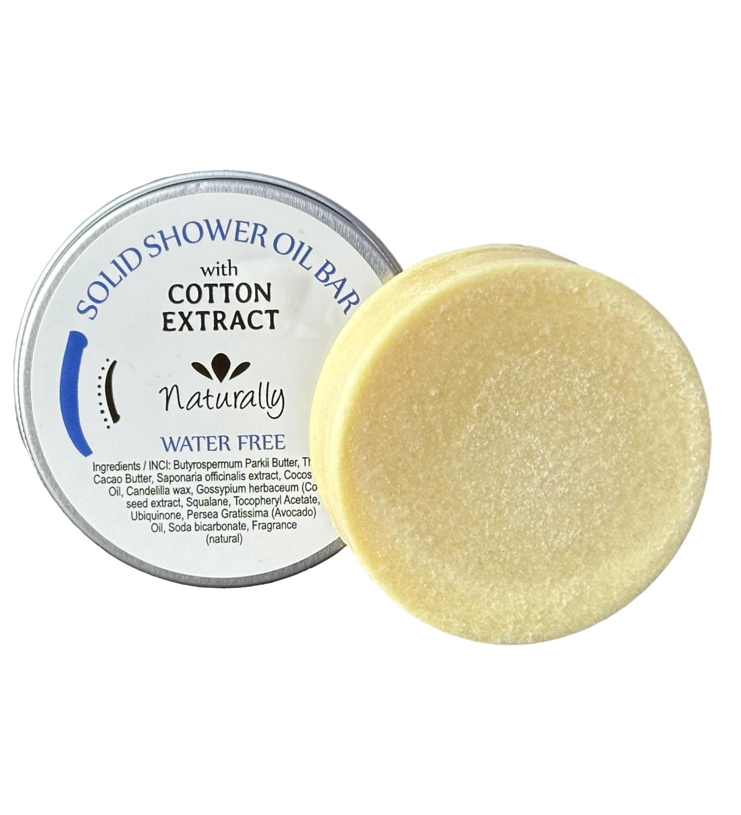 Water-Free Shower Oil with Cotton Extract - Intense Hydration and Nourishment for Revitalized Skin - Buy Online on GoSupps.com