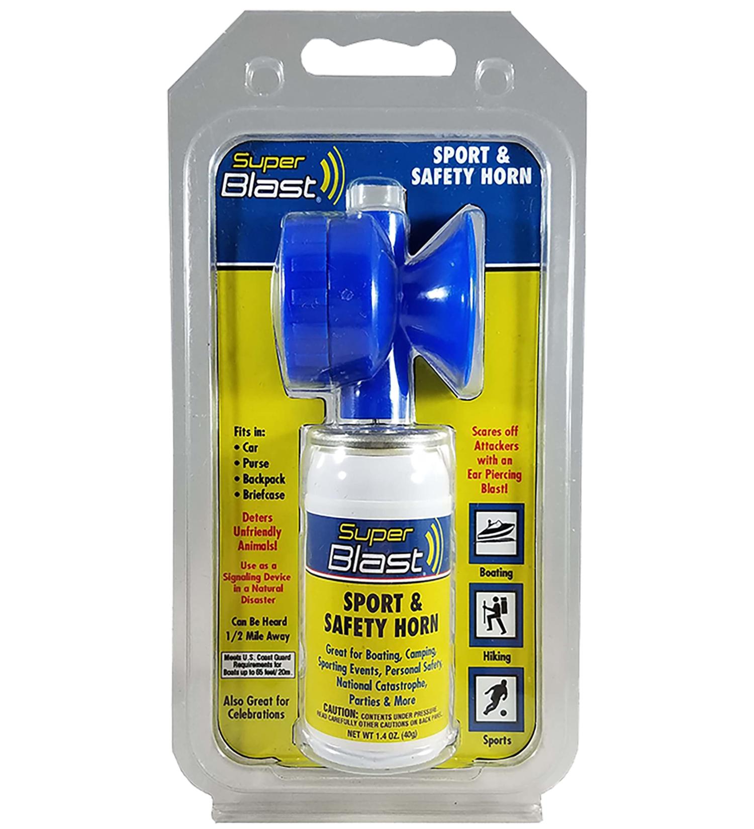 Safety Air Horn, 1.4 Ounces, Warning Horn, Sport and Safety Personal Alarm Horn, Dangerous Animal Deterrent - Buy Online on GoSupps.com