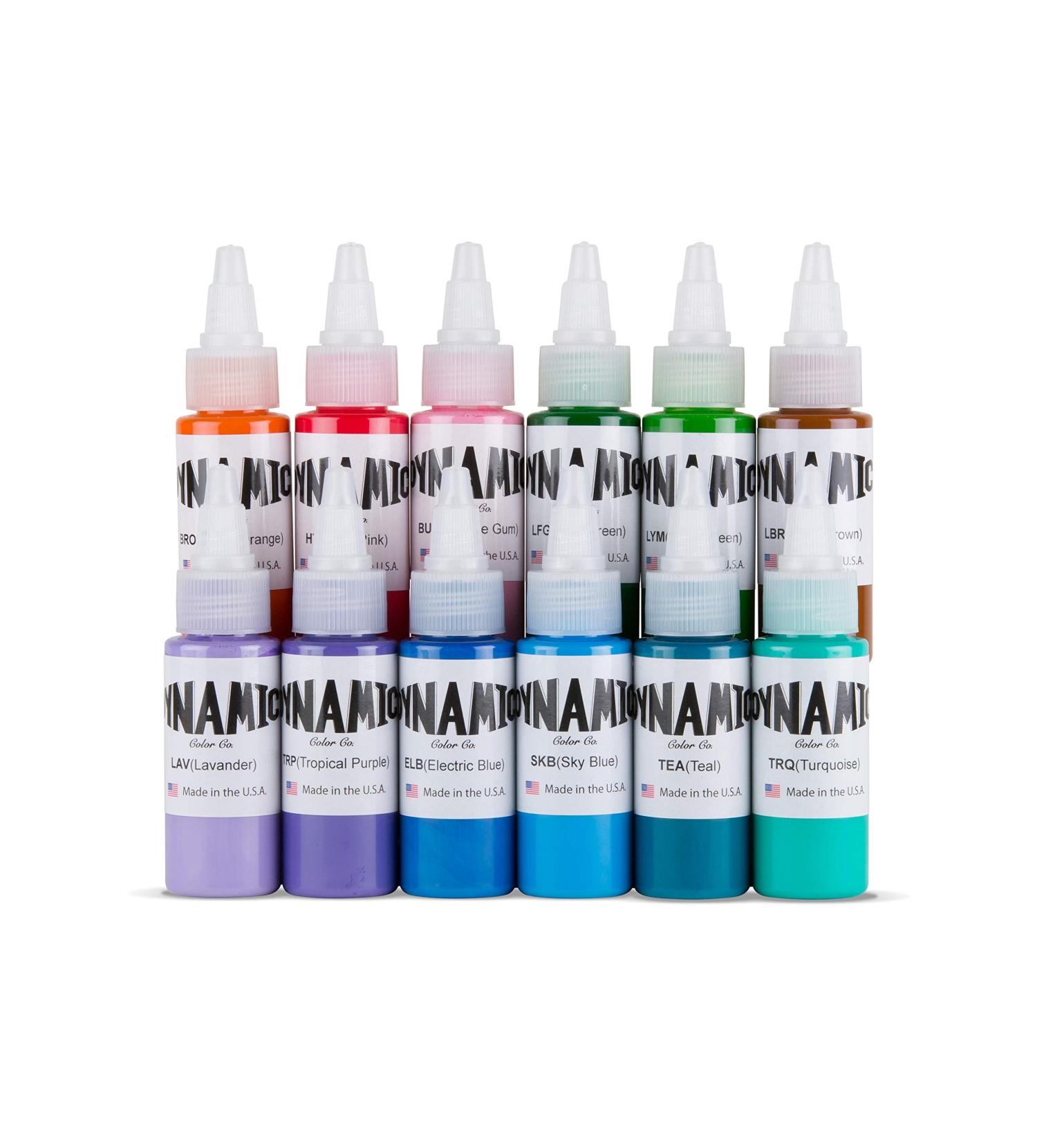 DYNAMIC INK 1oz Circa Color Set - Vibrant Tattoo Ink Collection - Buy Online on GoSupps.com