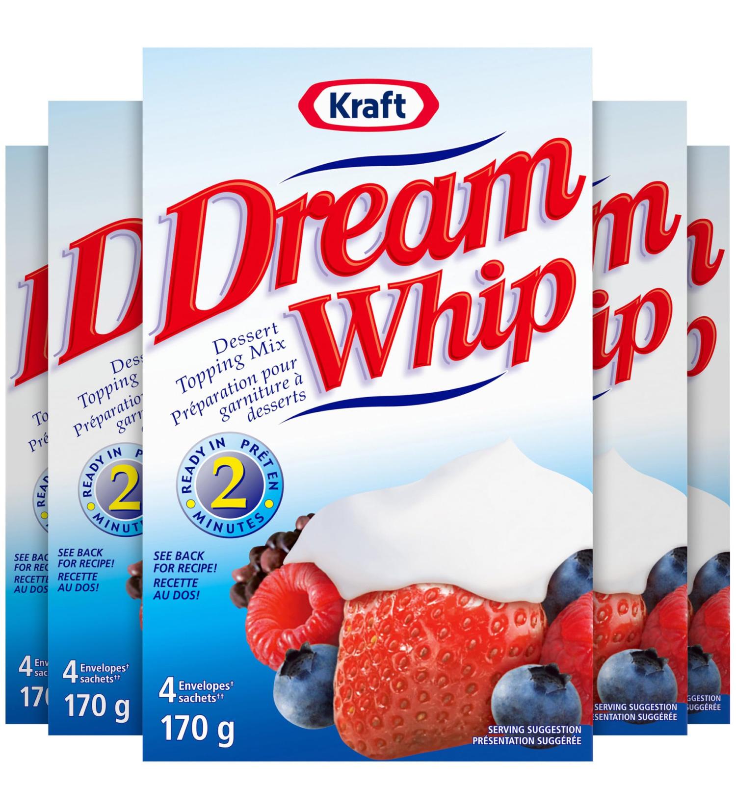 Kraft Dream Whip Whipped Topping Mix 170g 170 g (Pack of 1) - Buy Online on GoSupps.com