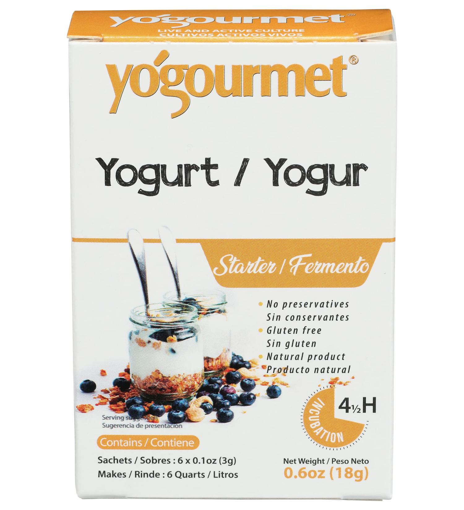 YOGOURMET Dried Yogurt Starter 0.17 oz - Single Pack - Buy Online on GoSupps.com