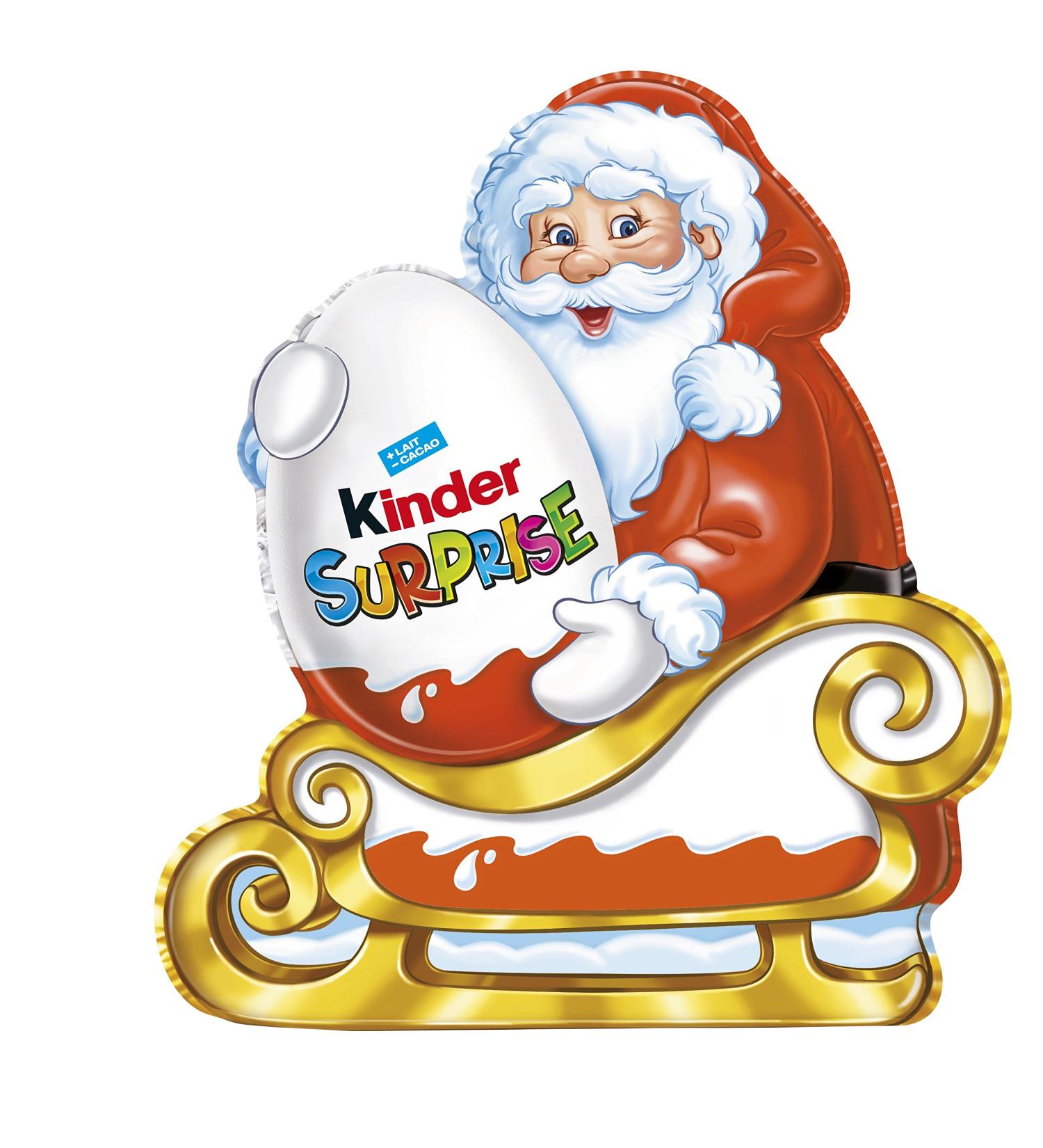 Kinder Chocolate Santa/Sleigh Figurine with Surprise Inside 75g