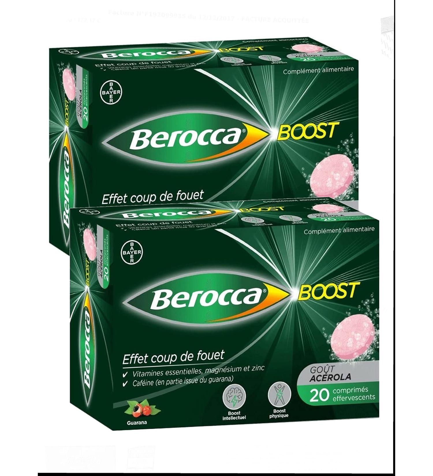 Berocca Boost Effervescent 2x20 Tablets - Buy Online on GoSupps.com