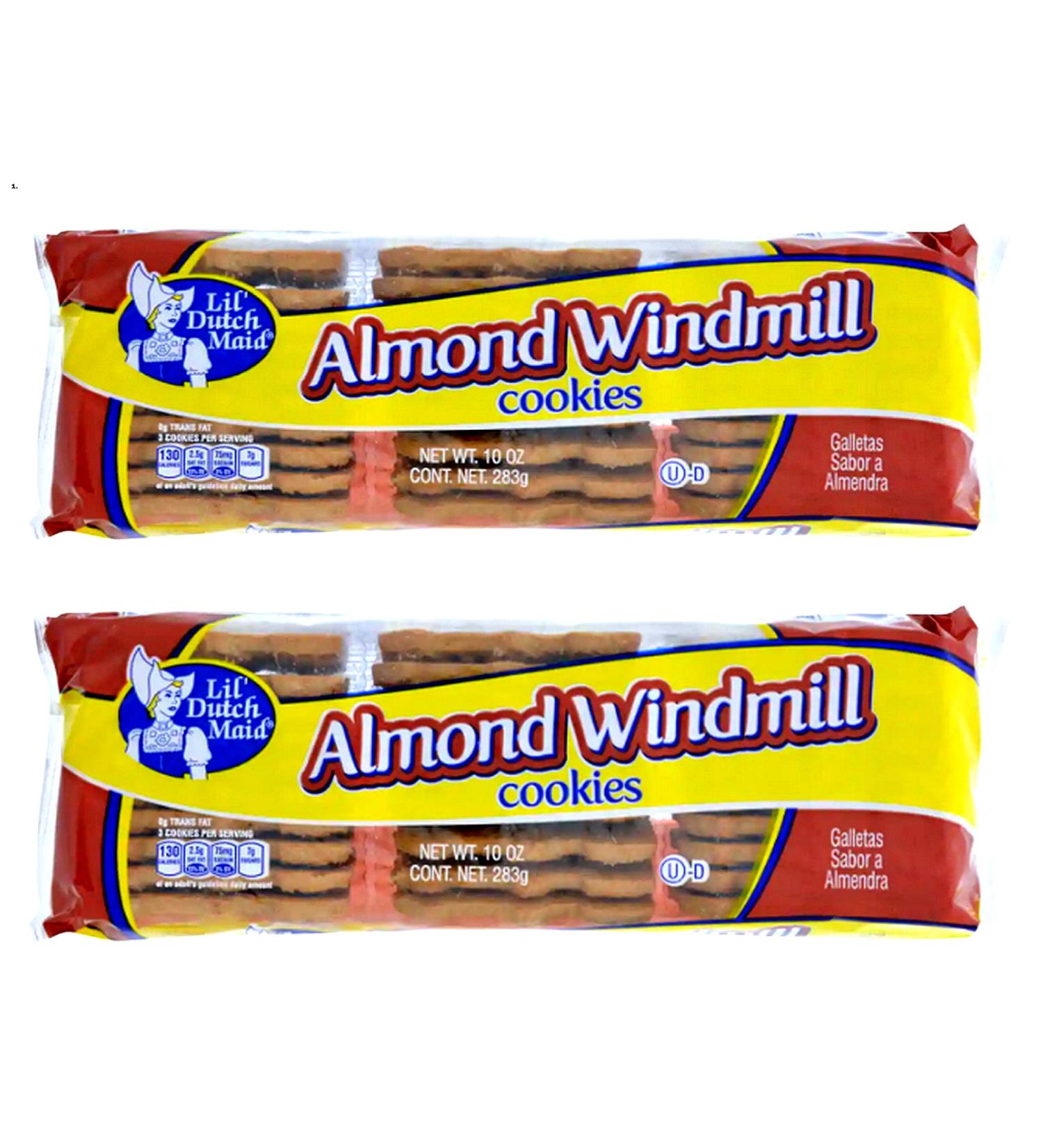 Lil Dutch Maid Almond Windmill Snack Cookies 10oz (Multipack of 2) 8
