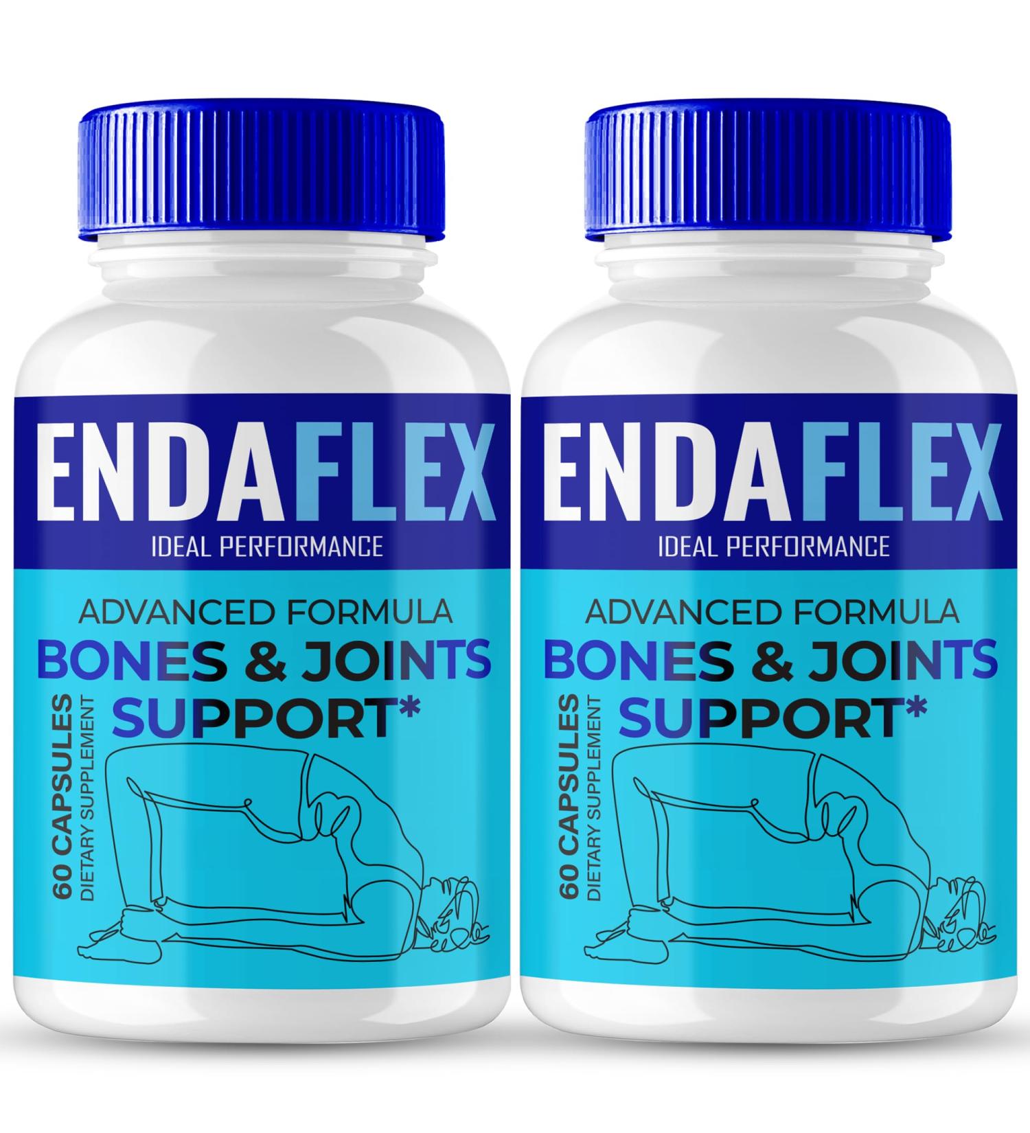 Endaflex Capsules Advanced Joint Support Supplement Pills for Mobility and Comfort - Maximum Strength Official Enda Flex Joint Support All Natural Formula Premium Enda-Flex Reviews (2 Pack) - Buy Online on GoSupps.com